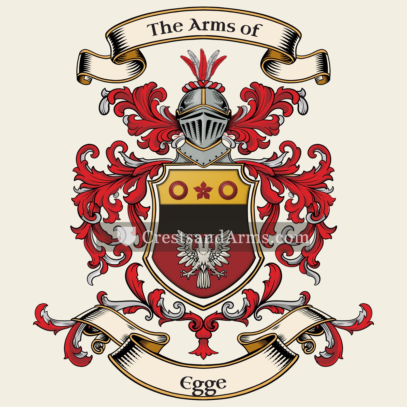 The Egge coat of arms