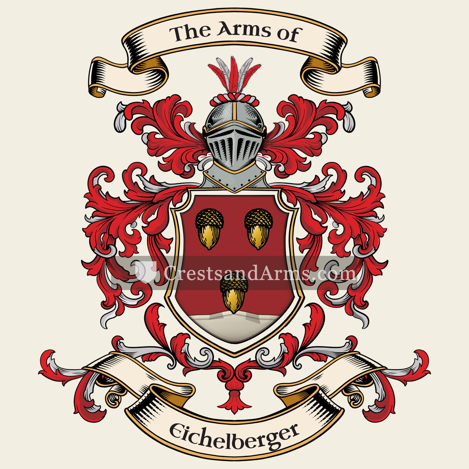 The Eichelberger coat of arms
