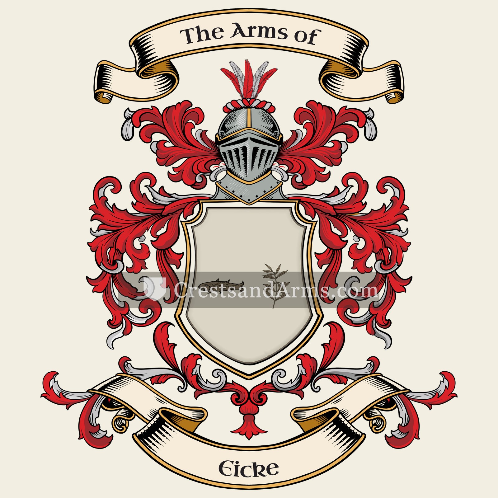 The Eicke coat of arms