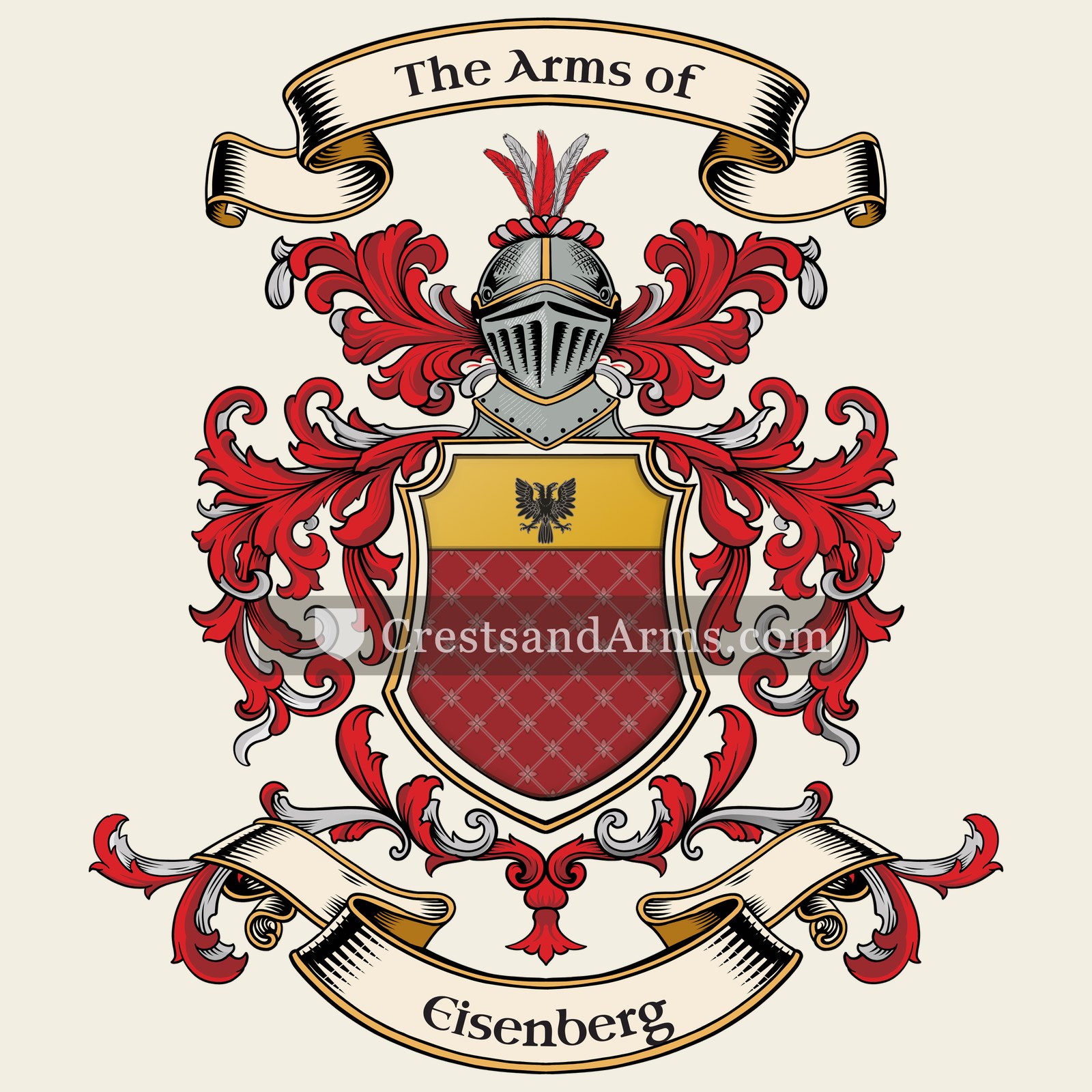 The Eisenberg coat of arms