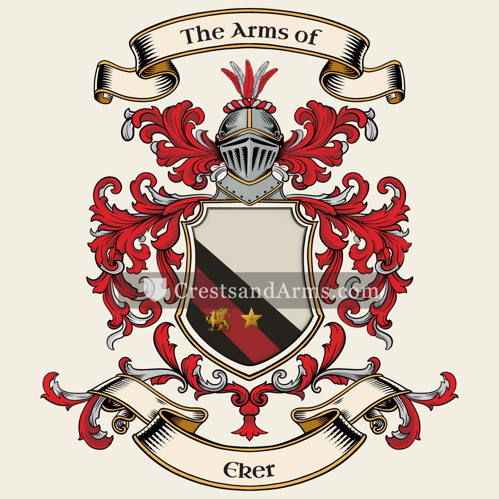 The Eker coat of arms