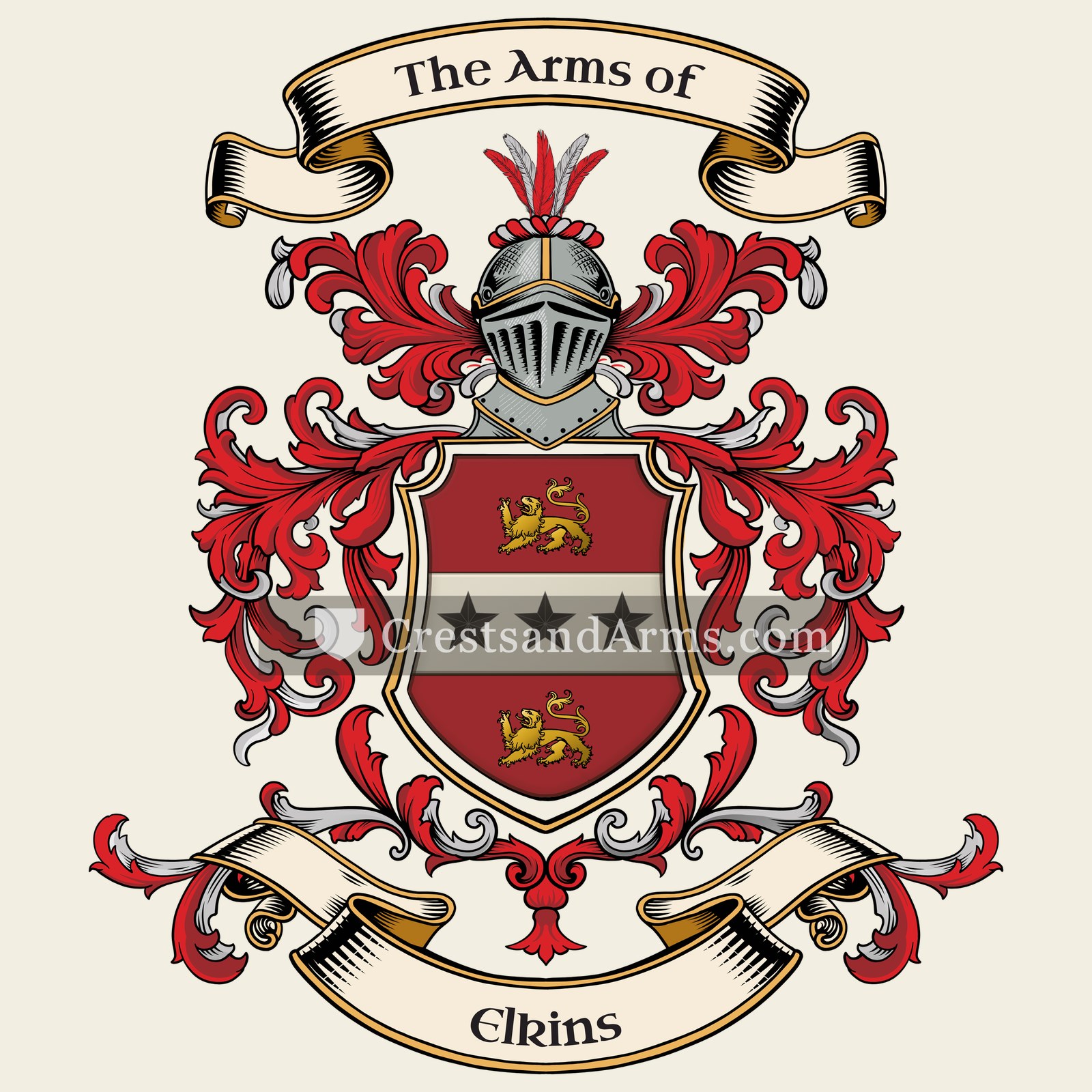 The Elkins coat of arms