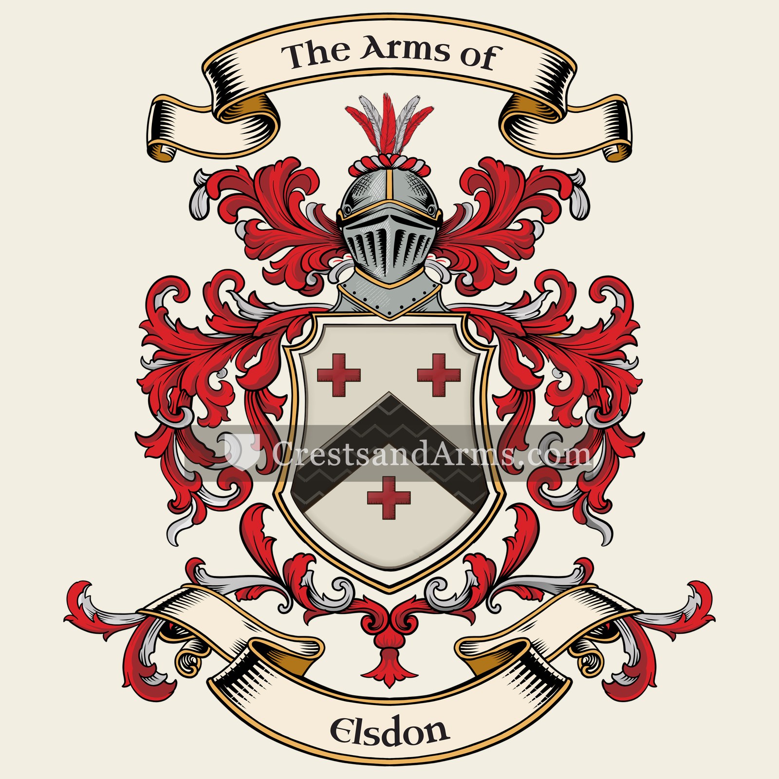 The Elsdon coat of arms