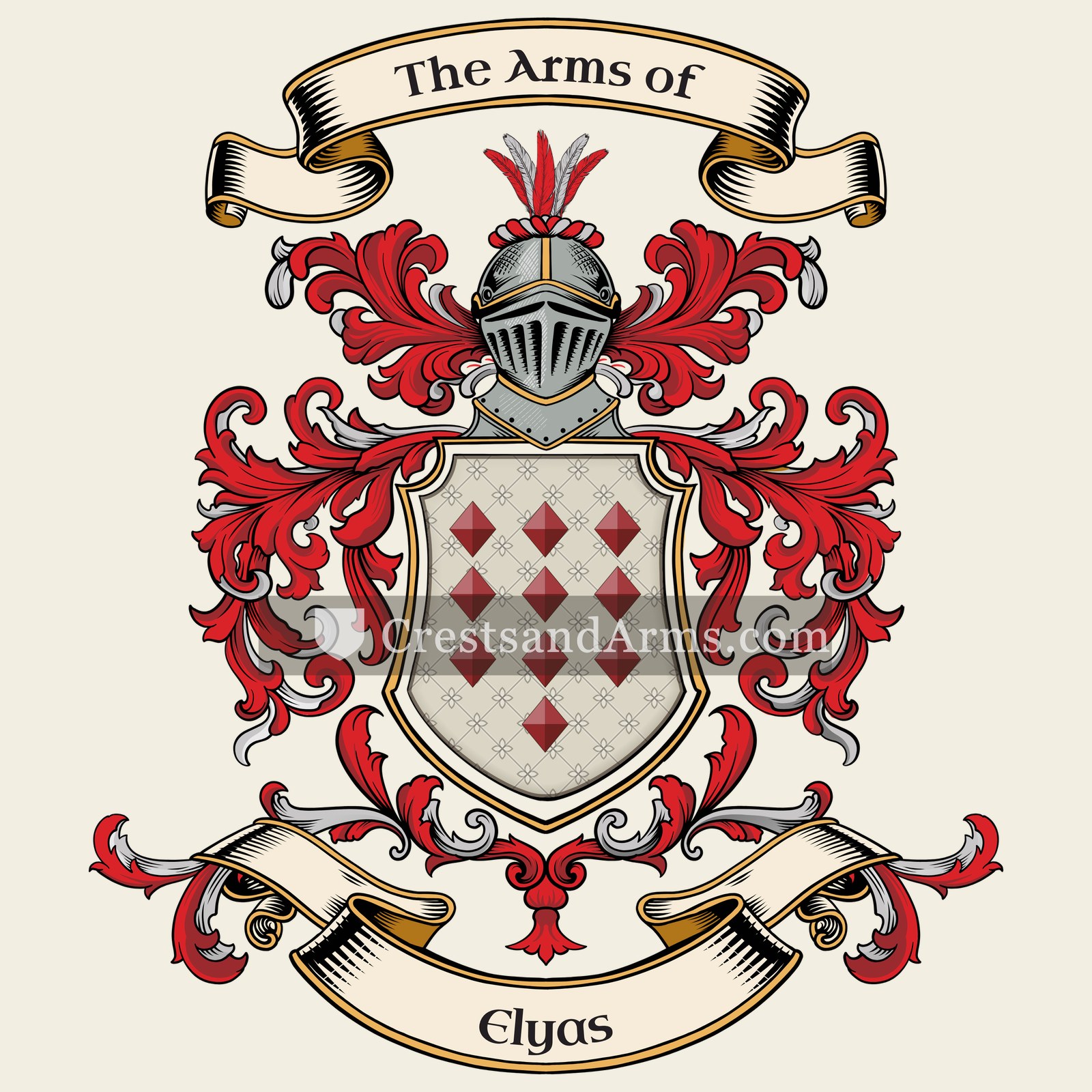 The Elyas coat of arms