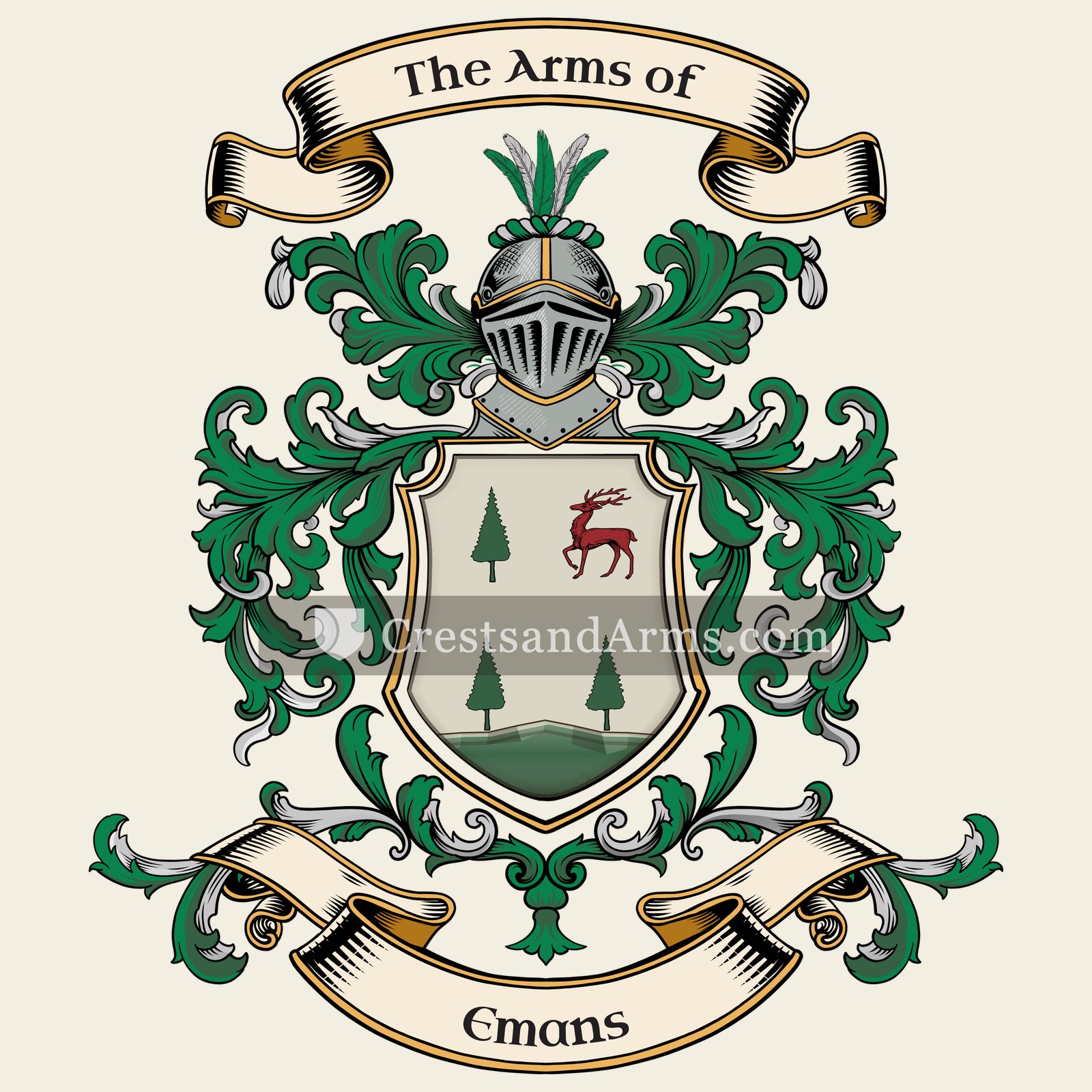 The Emans coat of arms