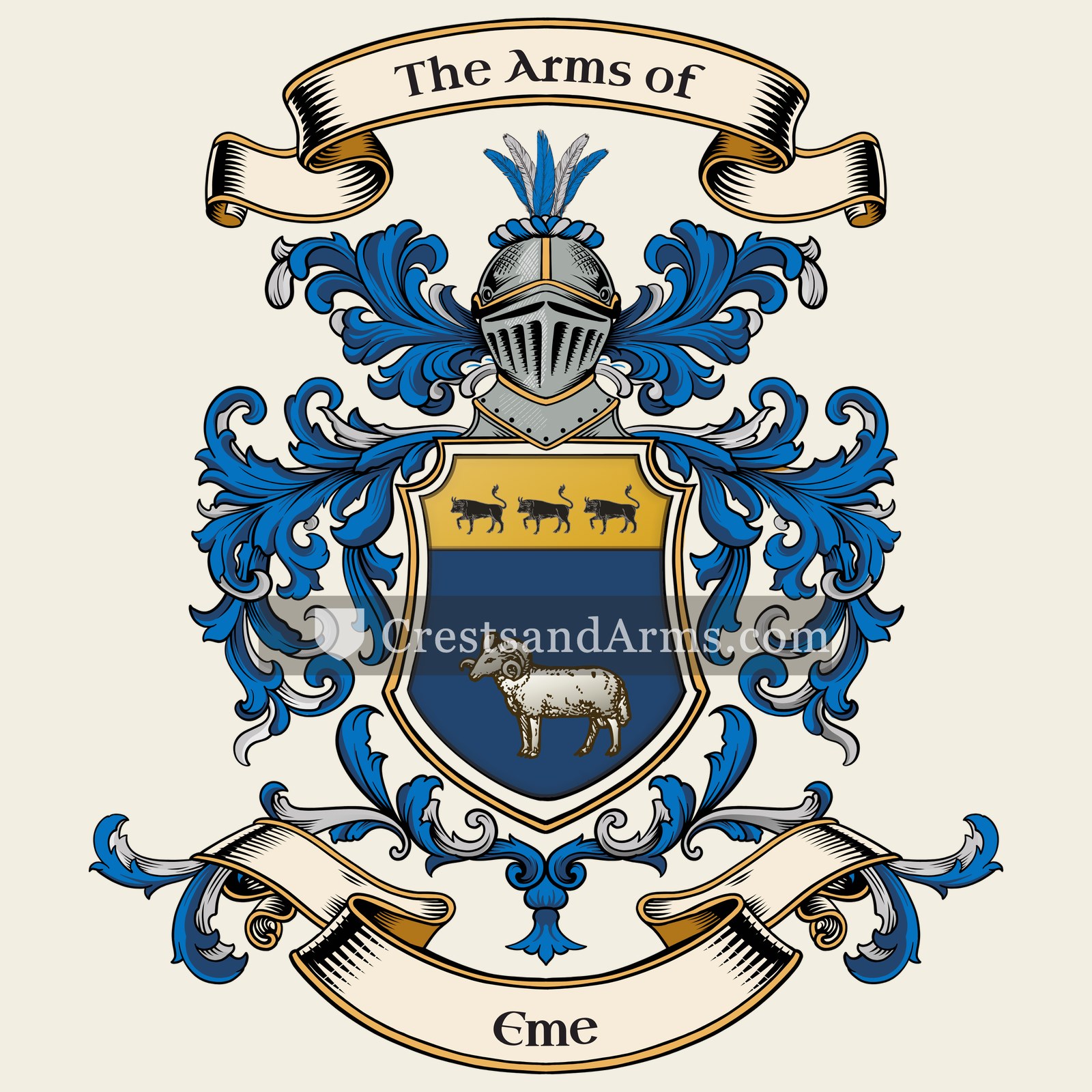 The Eme coat of arms