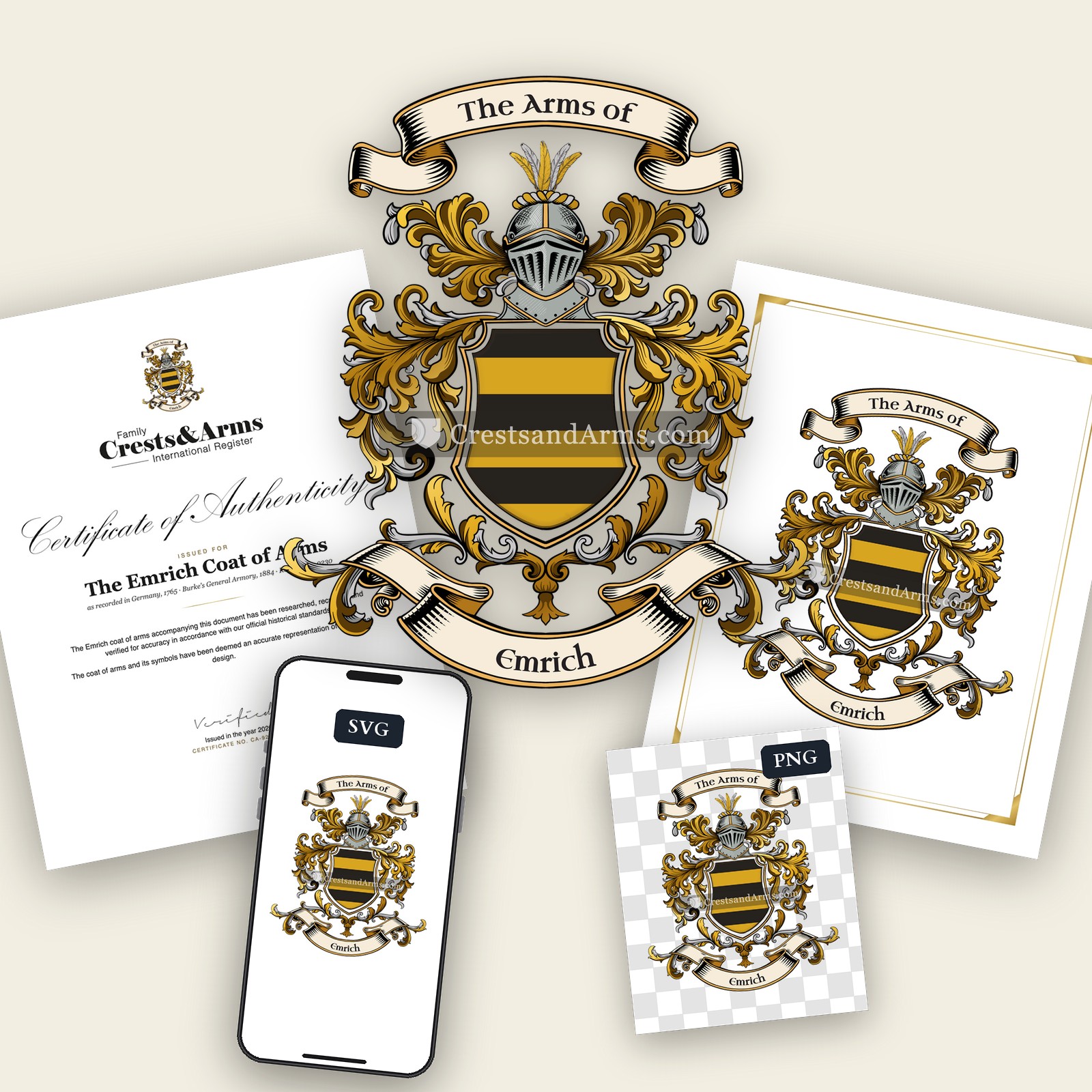 The Emrich coat of arms