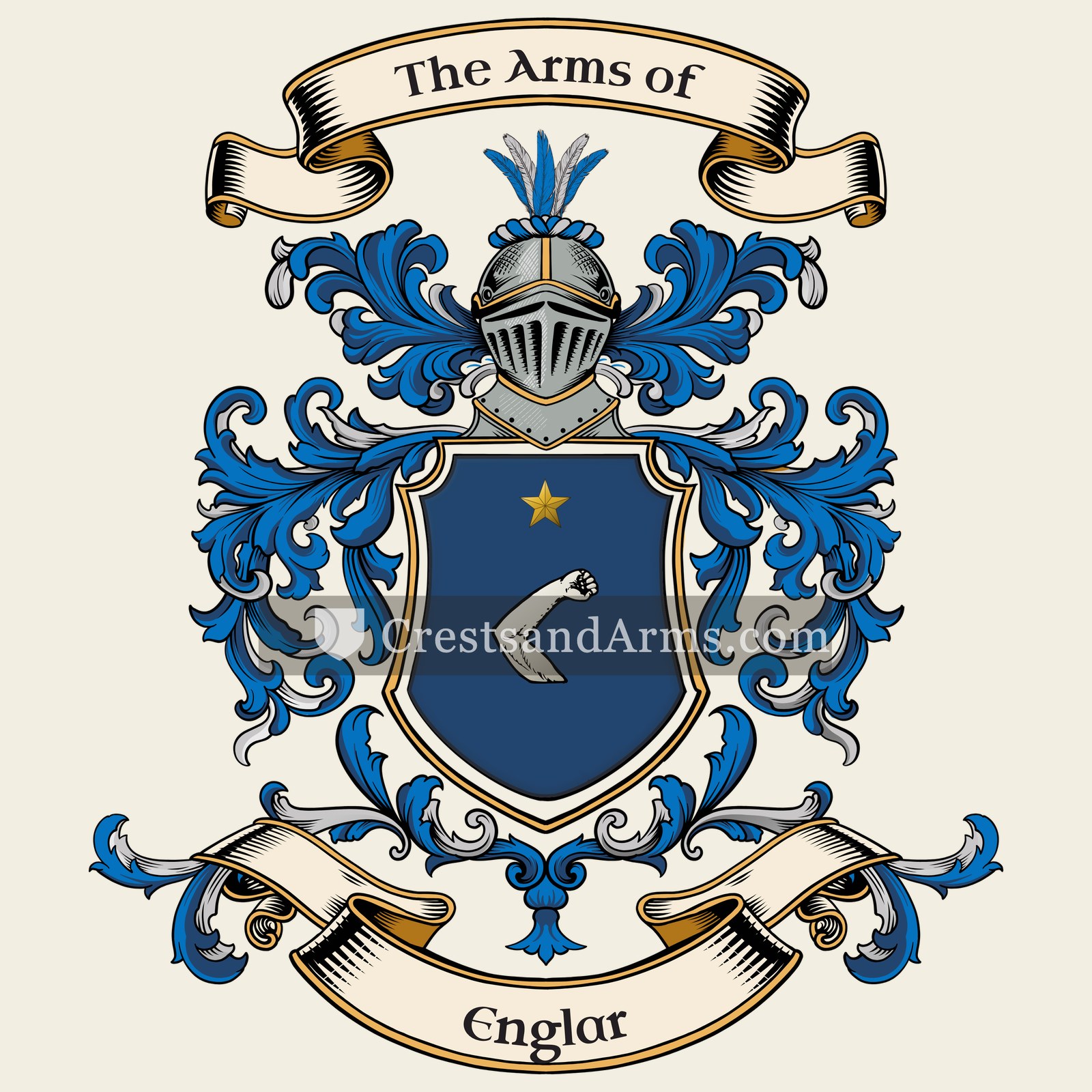 The Englar coat of arms