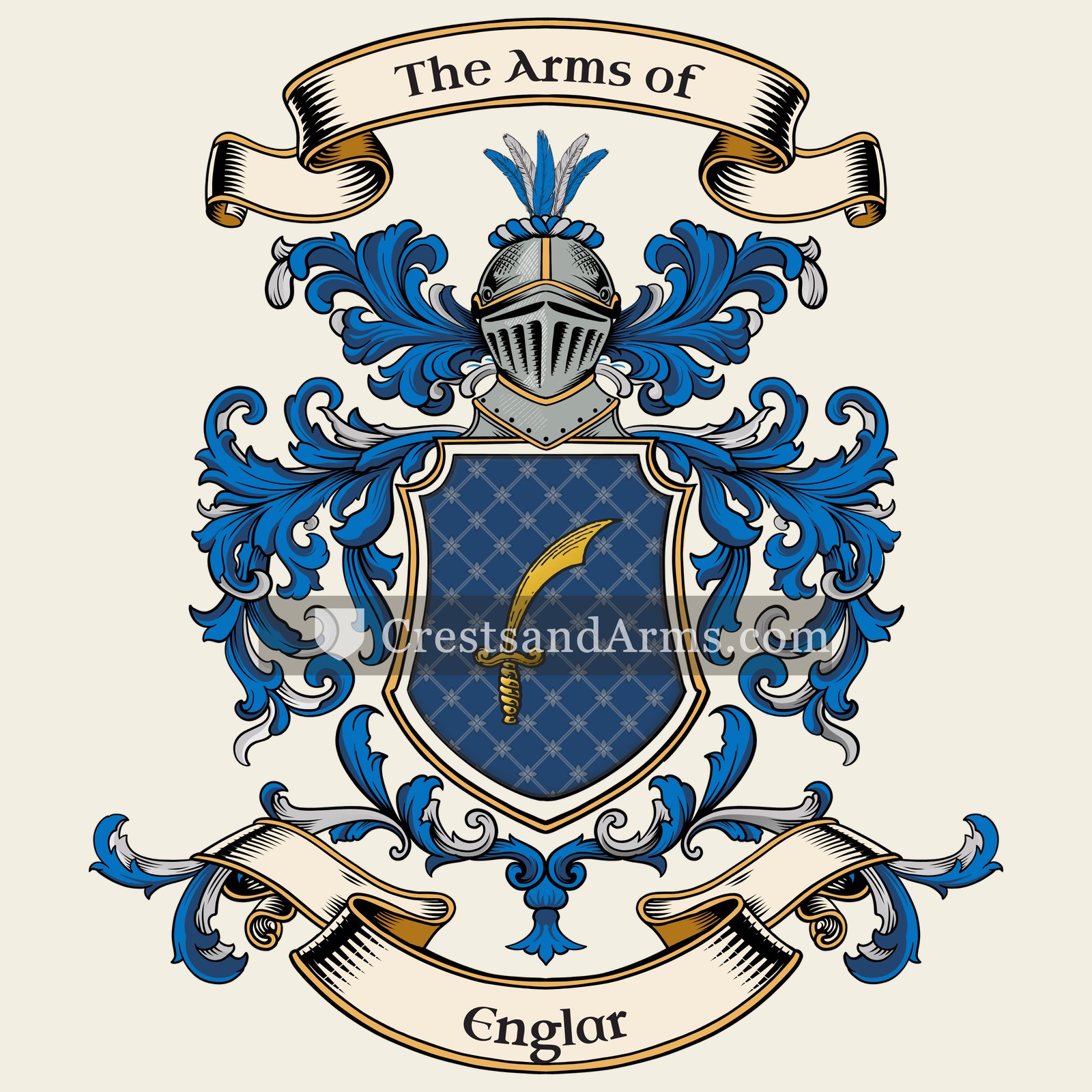 The Englar coat of arms