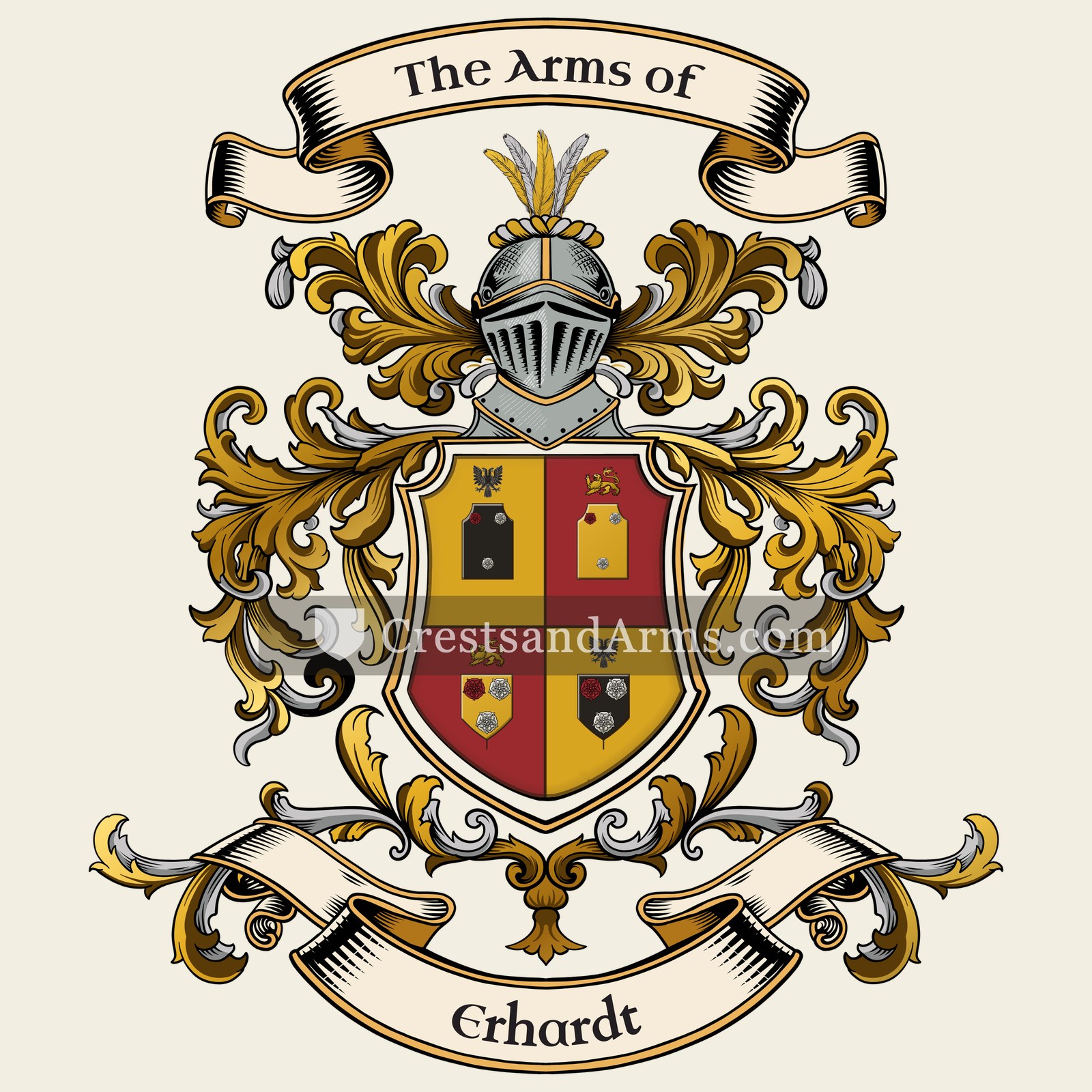 The Erhardt coat of arms