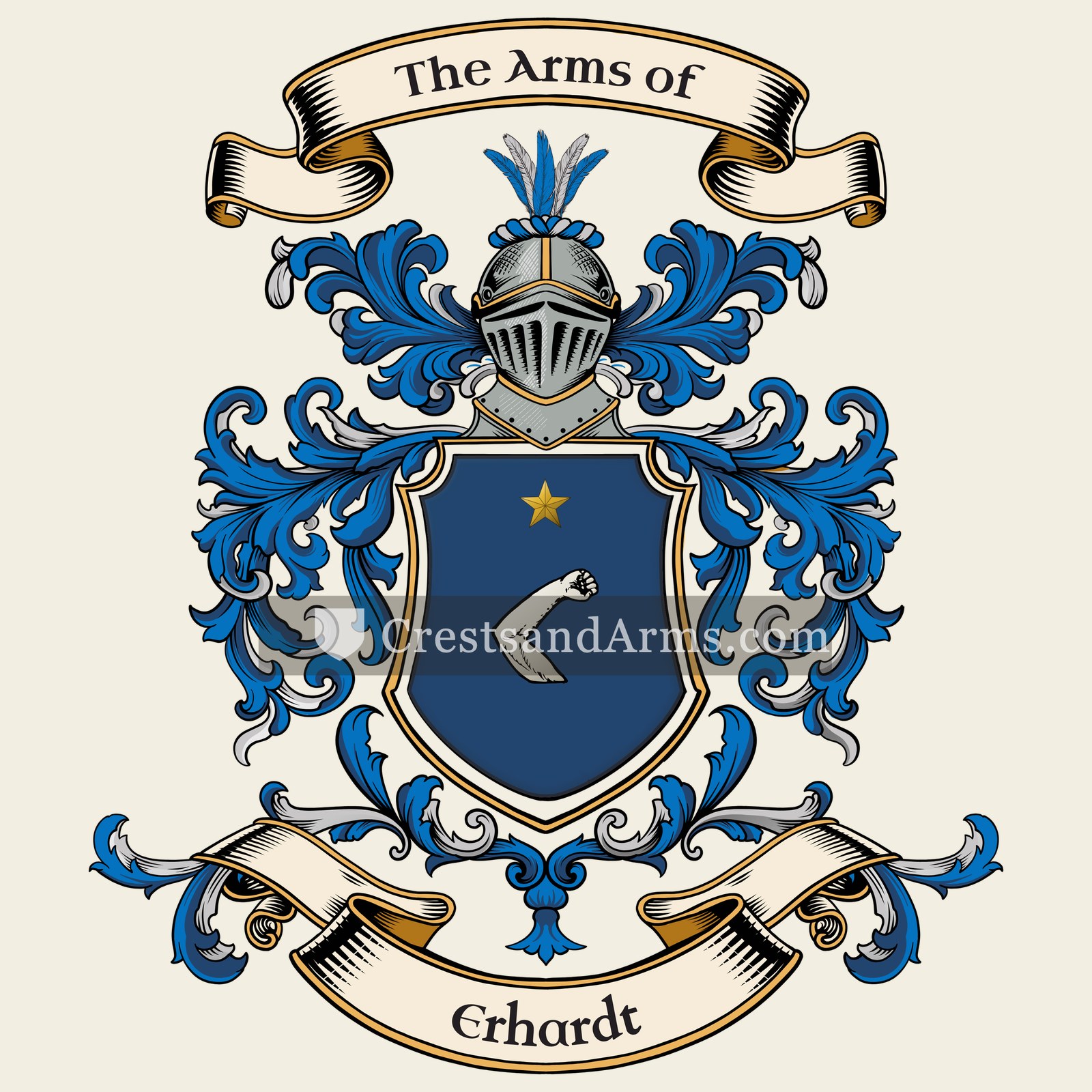 The Erhardt coat of arms