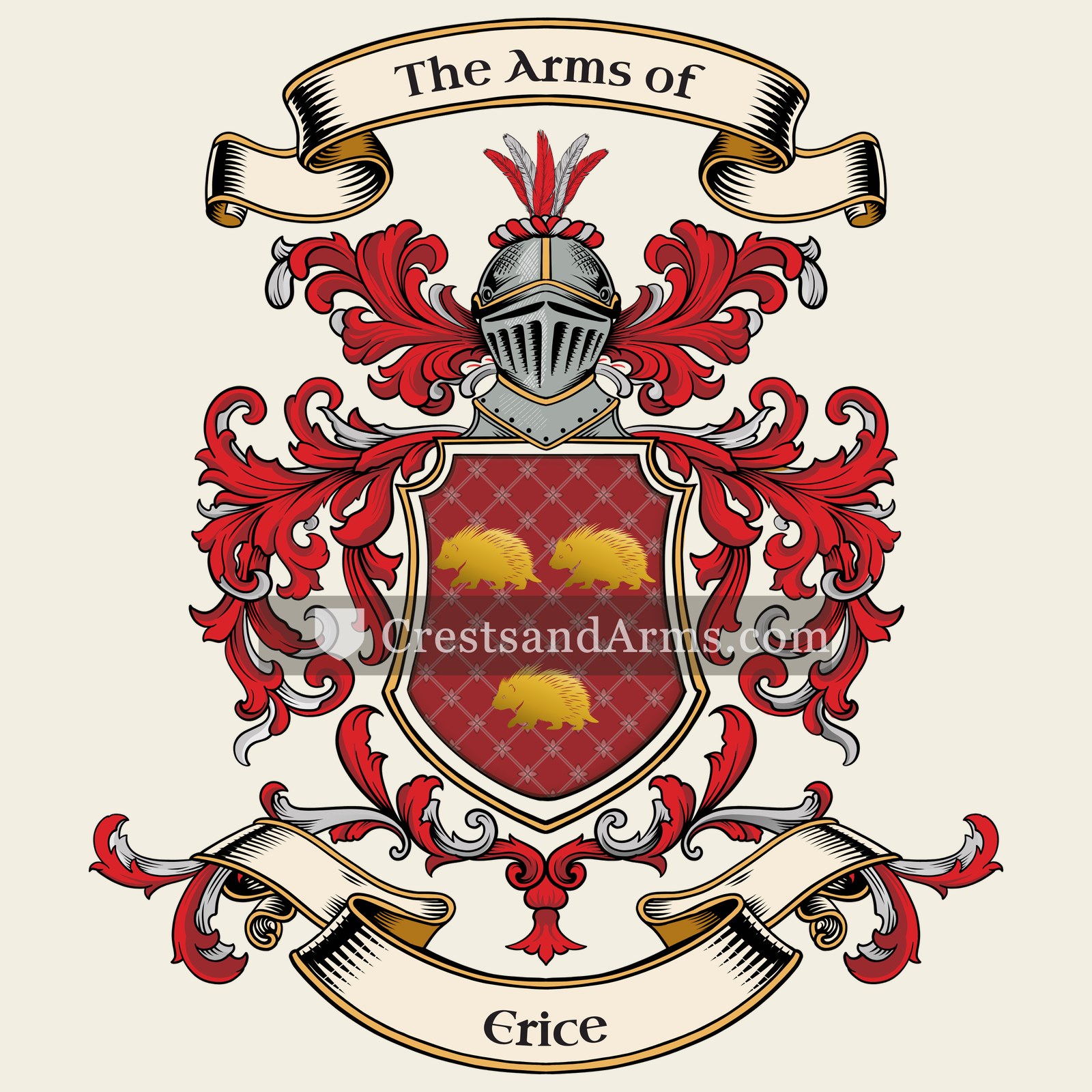 The Erice coat of arms