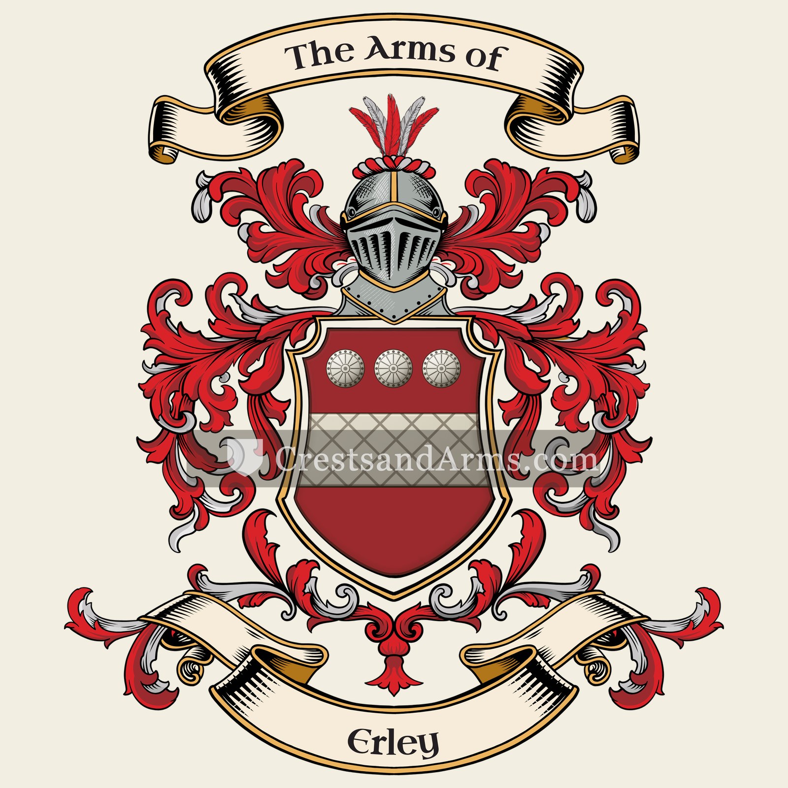 The Erley coat of arms