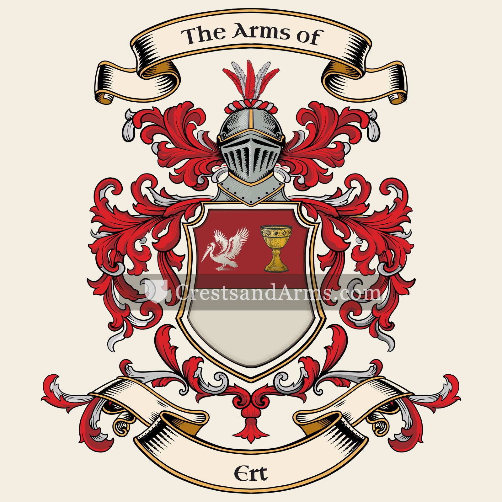 The Ert coat of arms