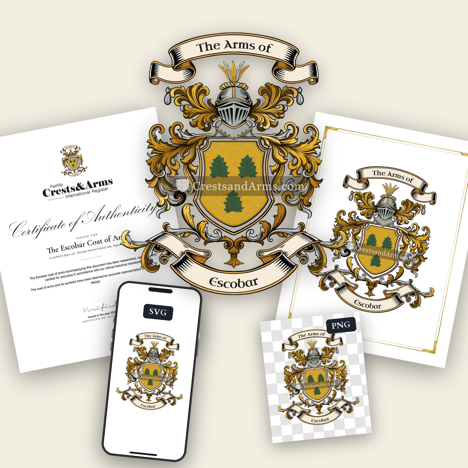 The Escobar coat of arms