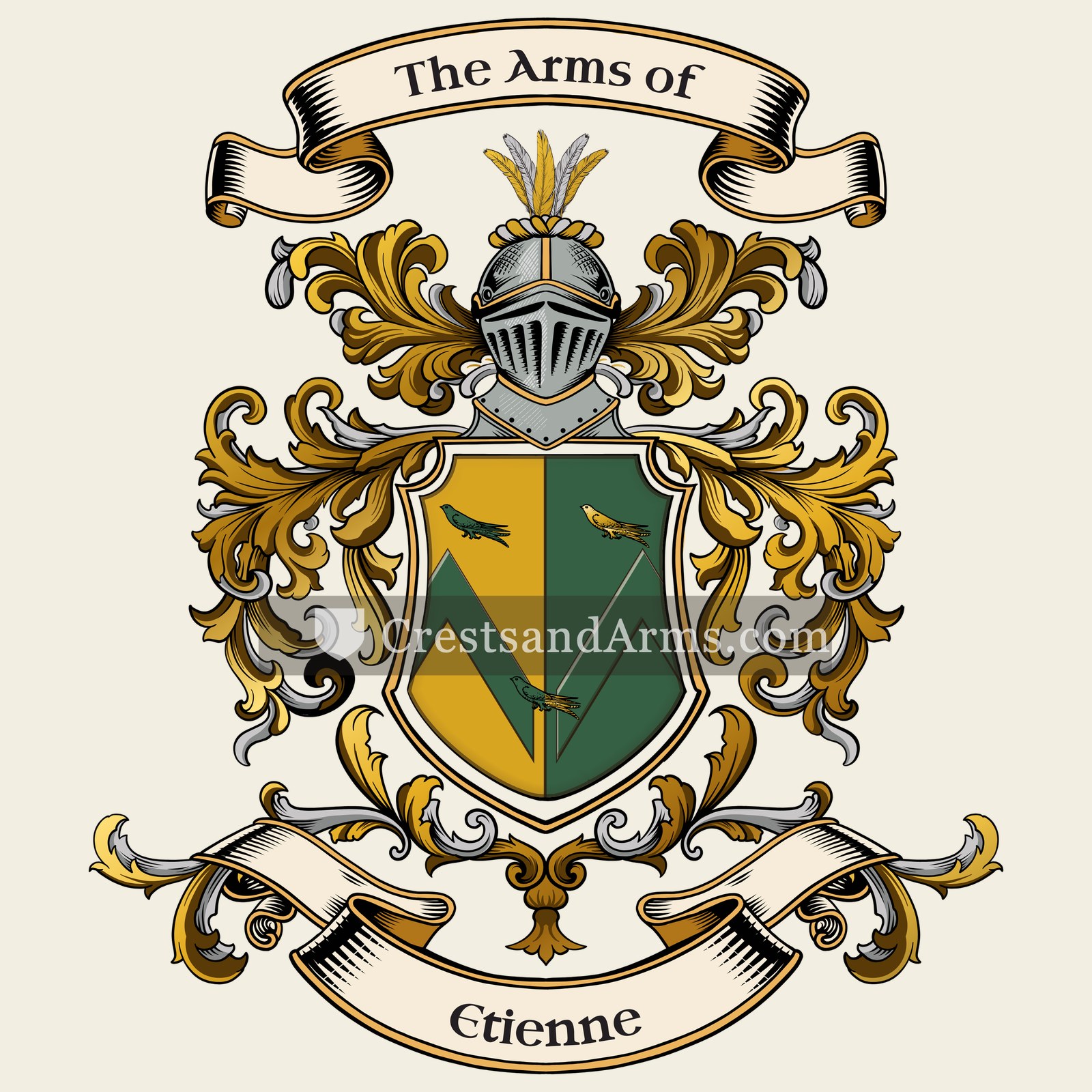 The Etienne coat of arms