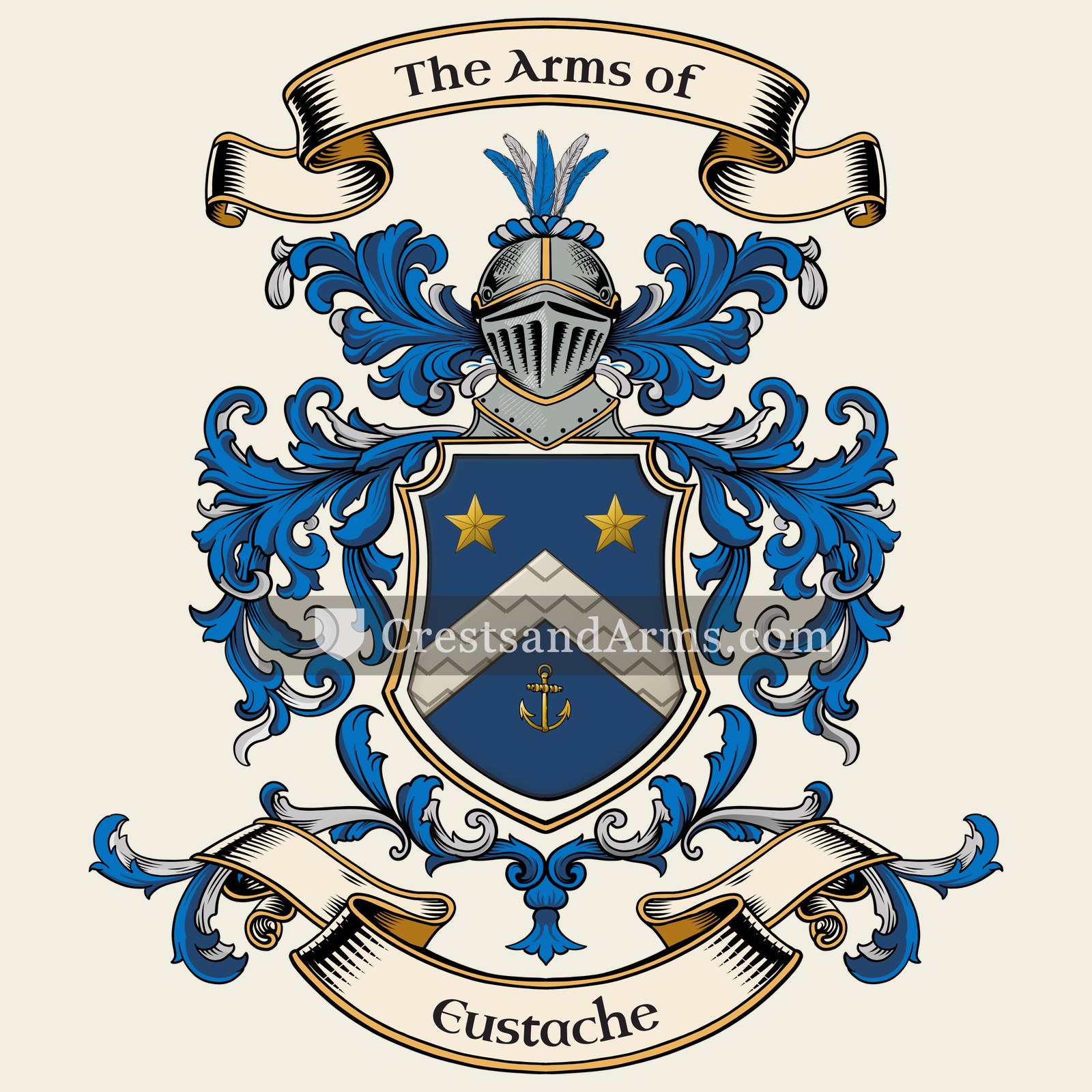 The Eustache coat of arms