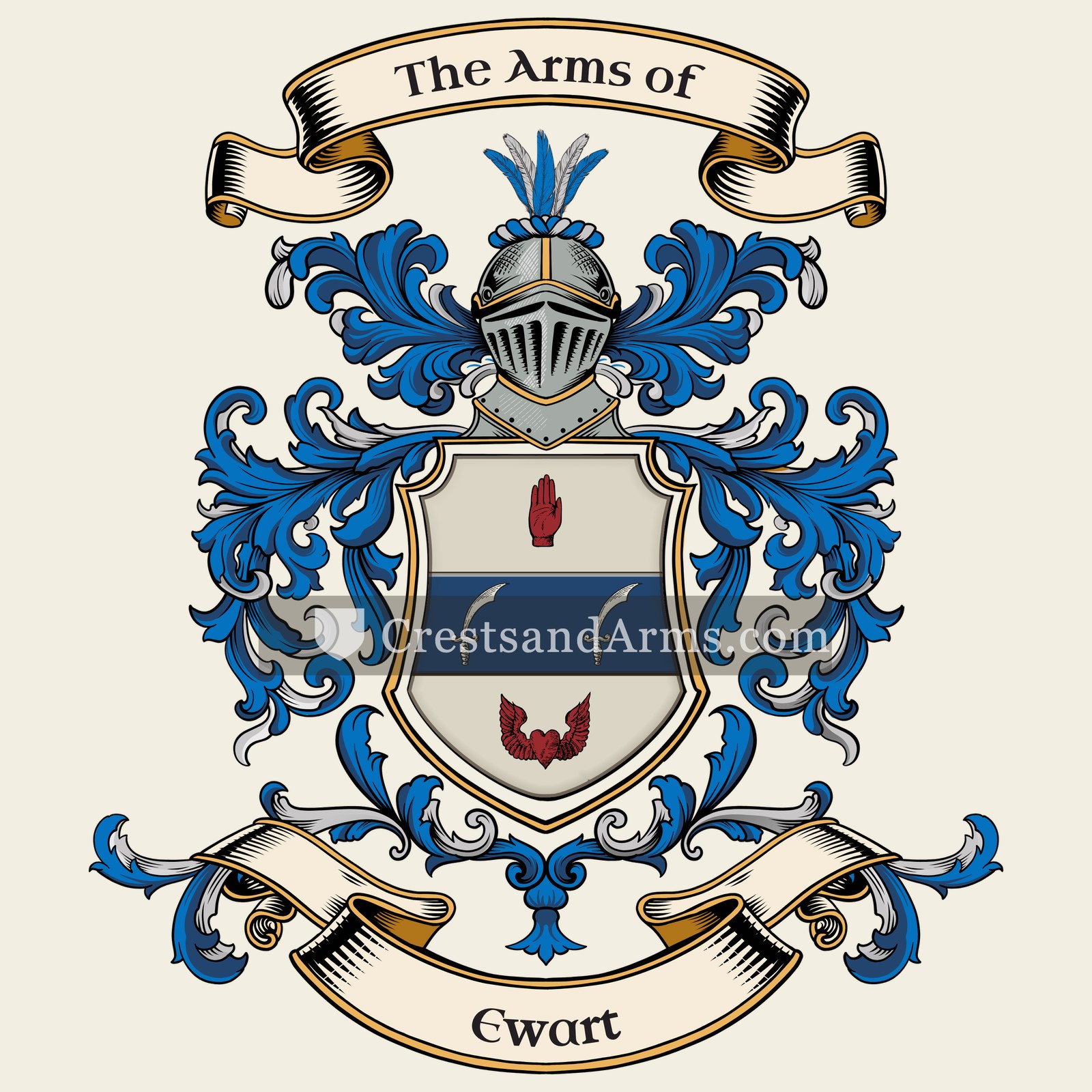 The Ewart coat of arms