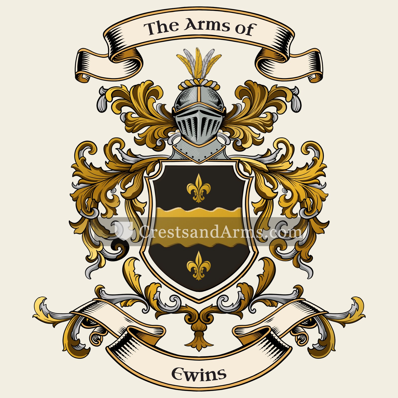 The Ewins coat of arms