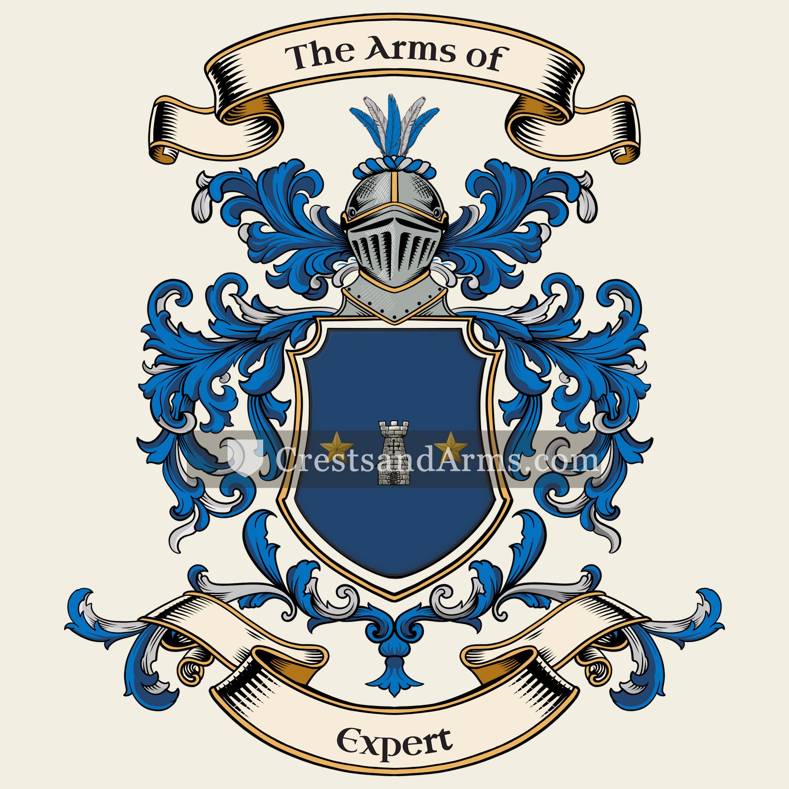 The Expert coat of arms