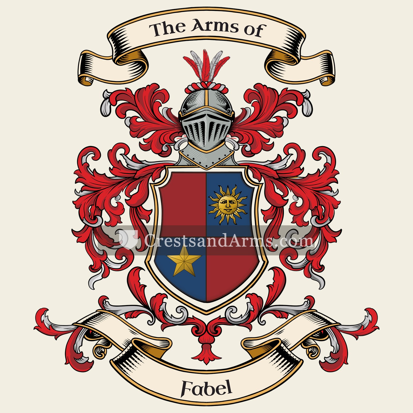 The Fabel coat of arms