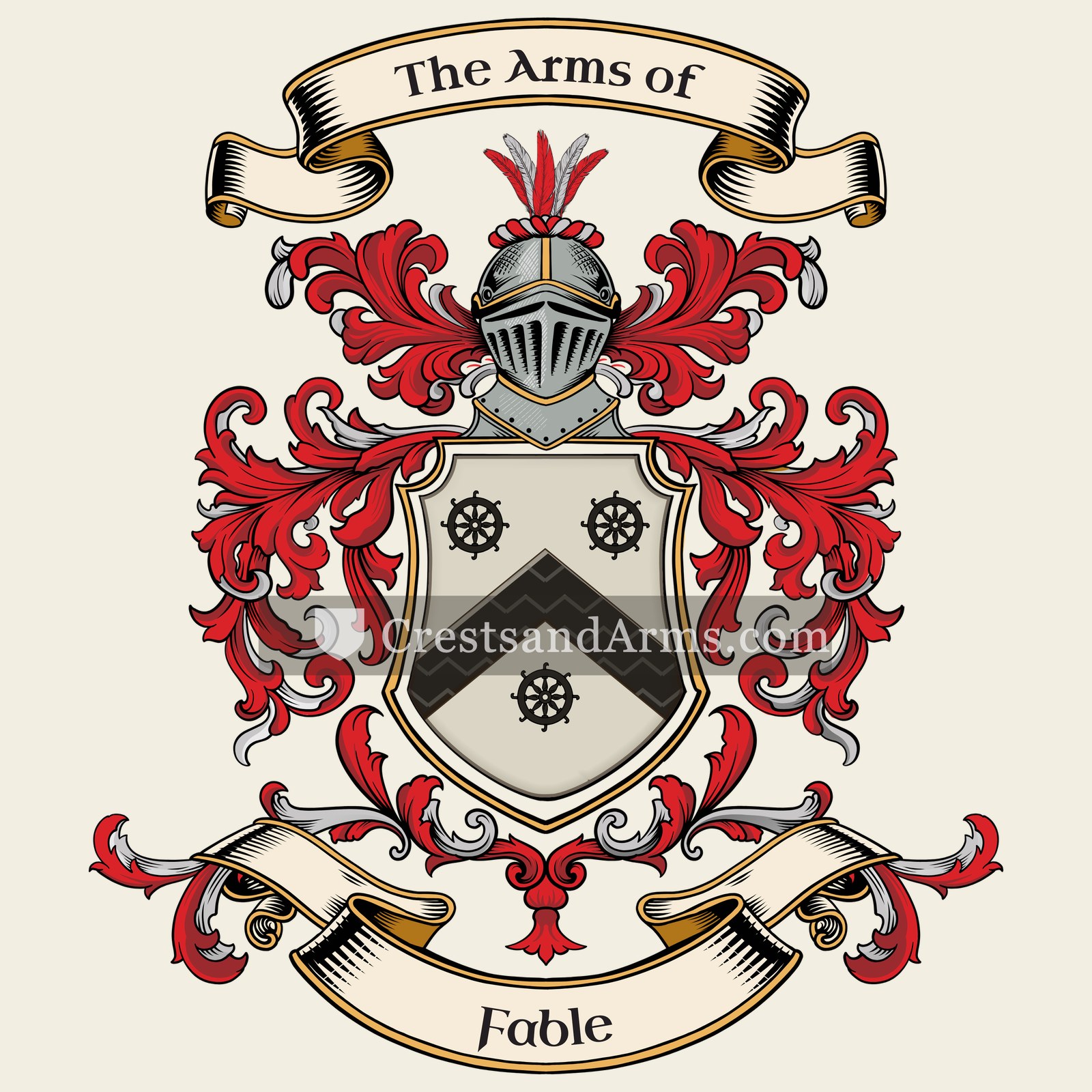 The Fable coat of arms
