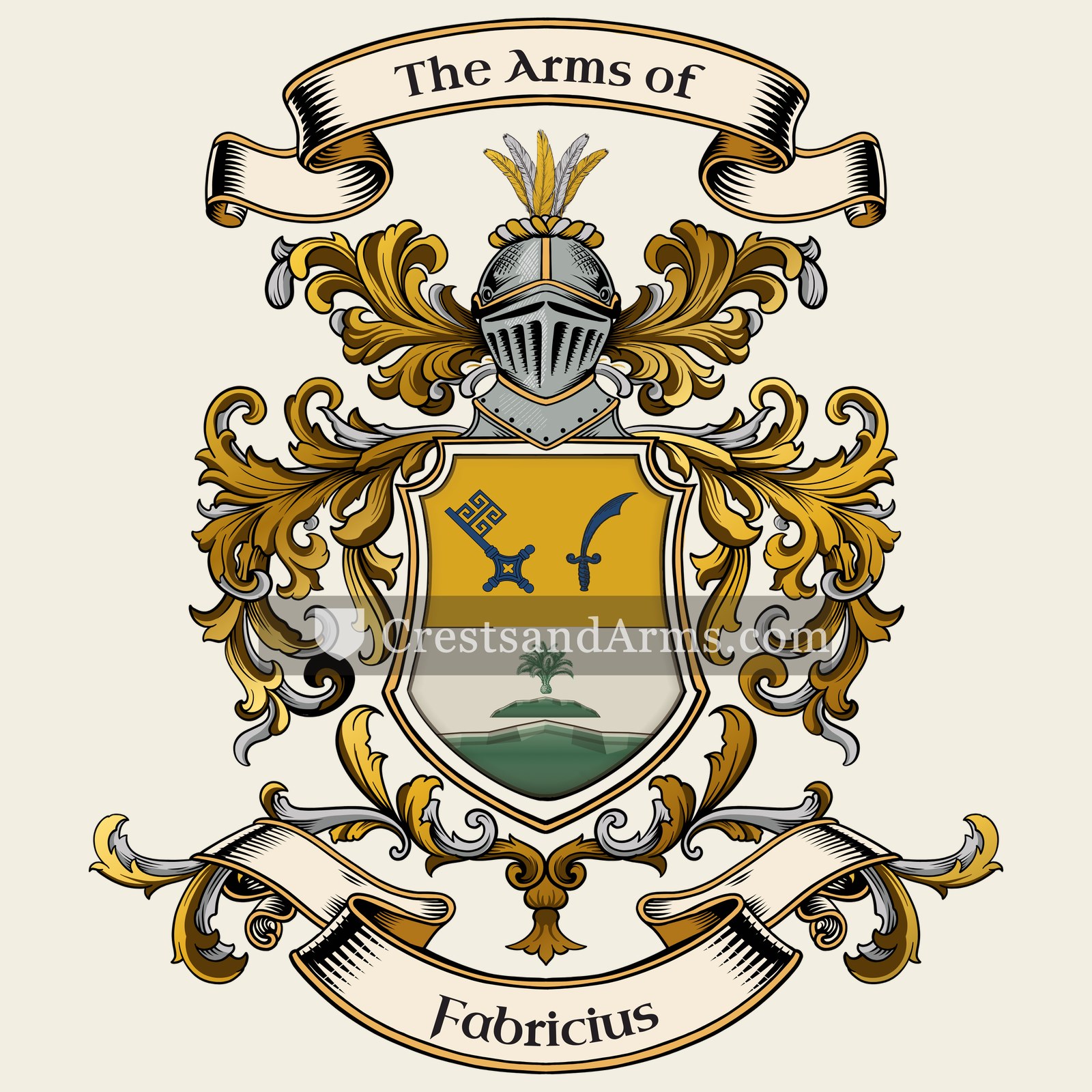 The Fabricius coat of arms
