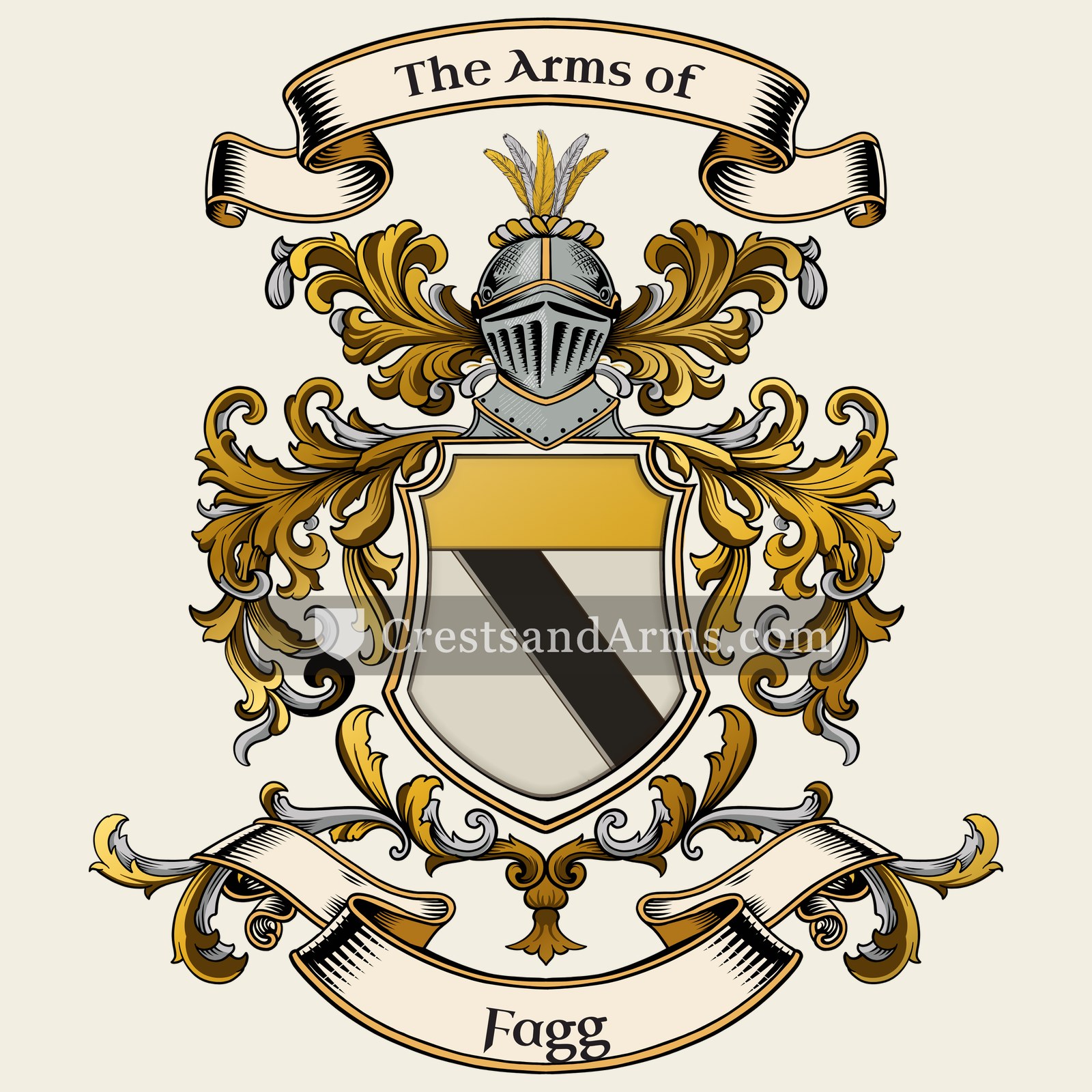 The Fagg coat of arms