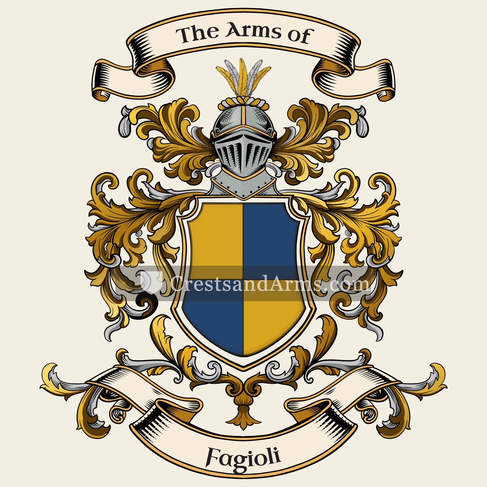 The Fagioli coat of arms