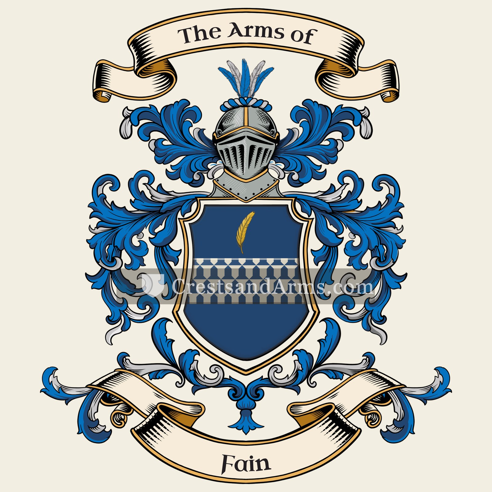 The Fain coat of arms