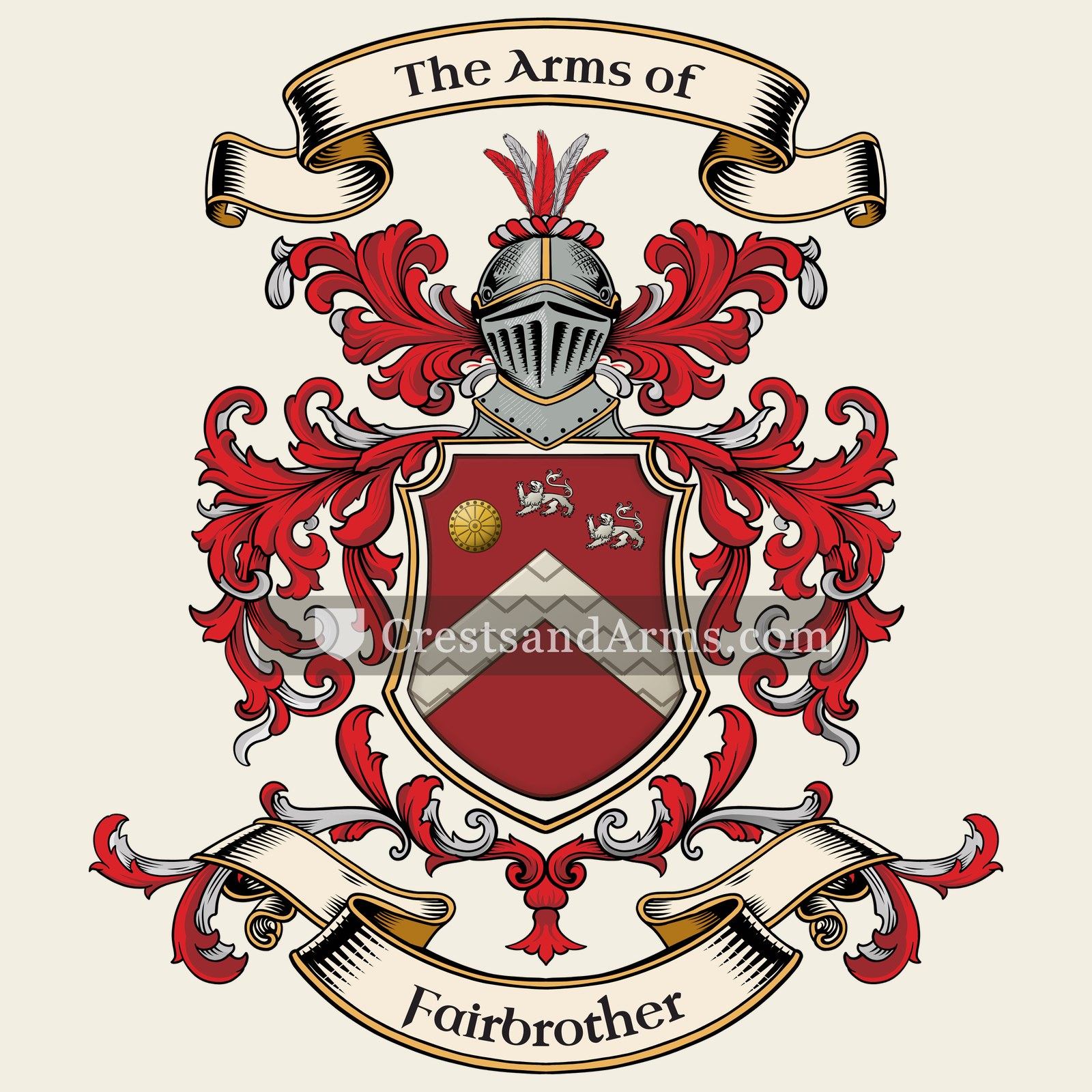 The Fairbrother coat of arms