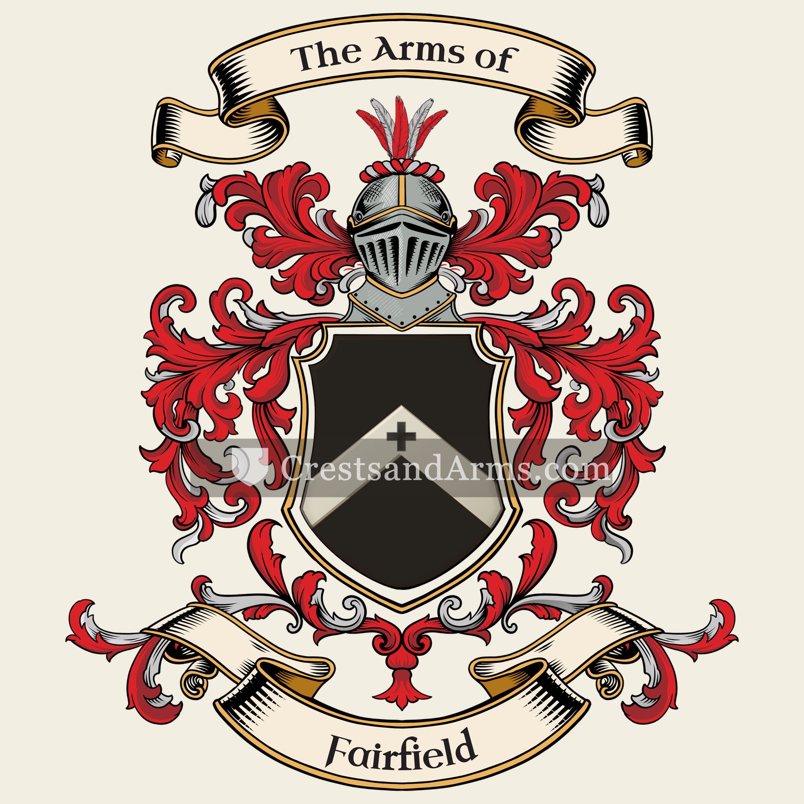 The Fairfield coat of arms