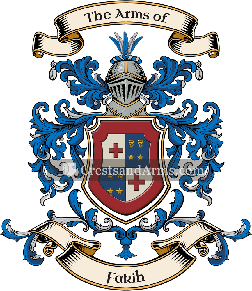 The Fakih coat of arms, drawn from the recorded blazon