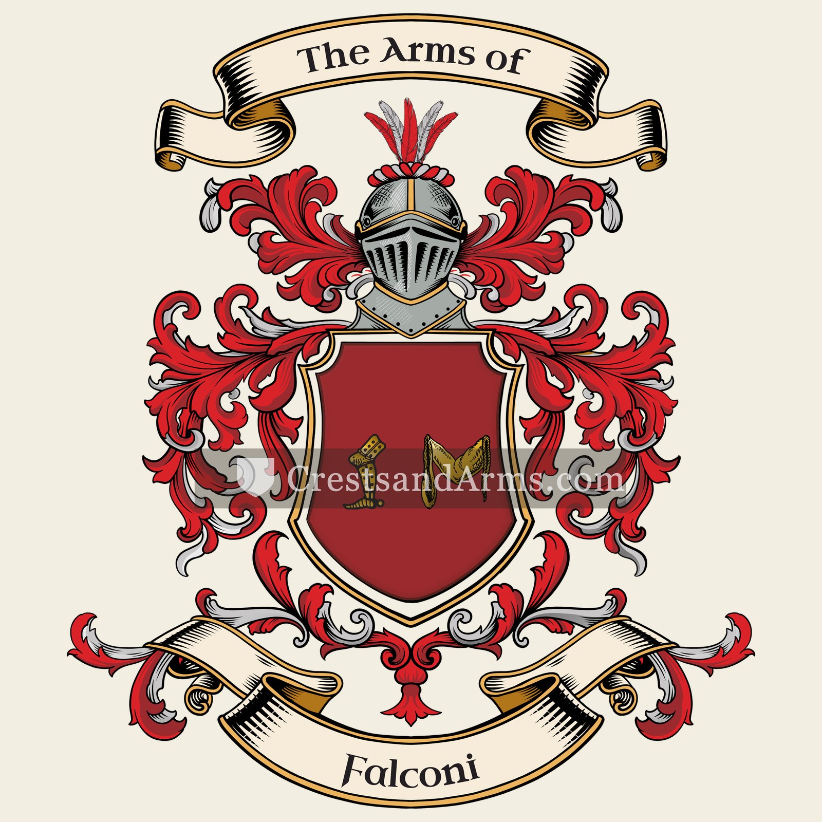 The Falconi coat of arms