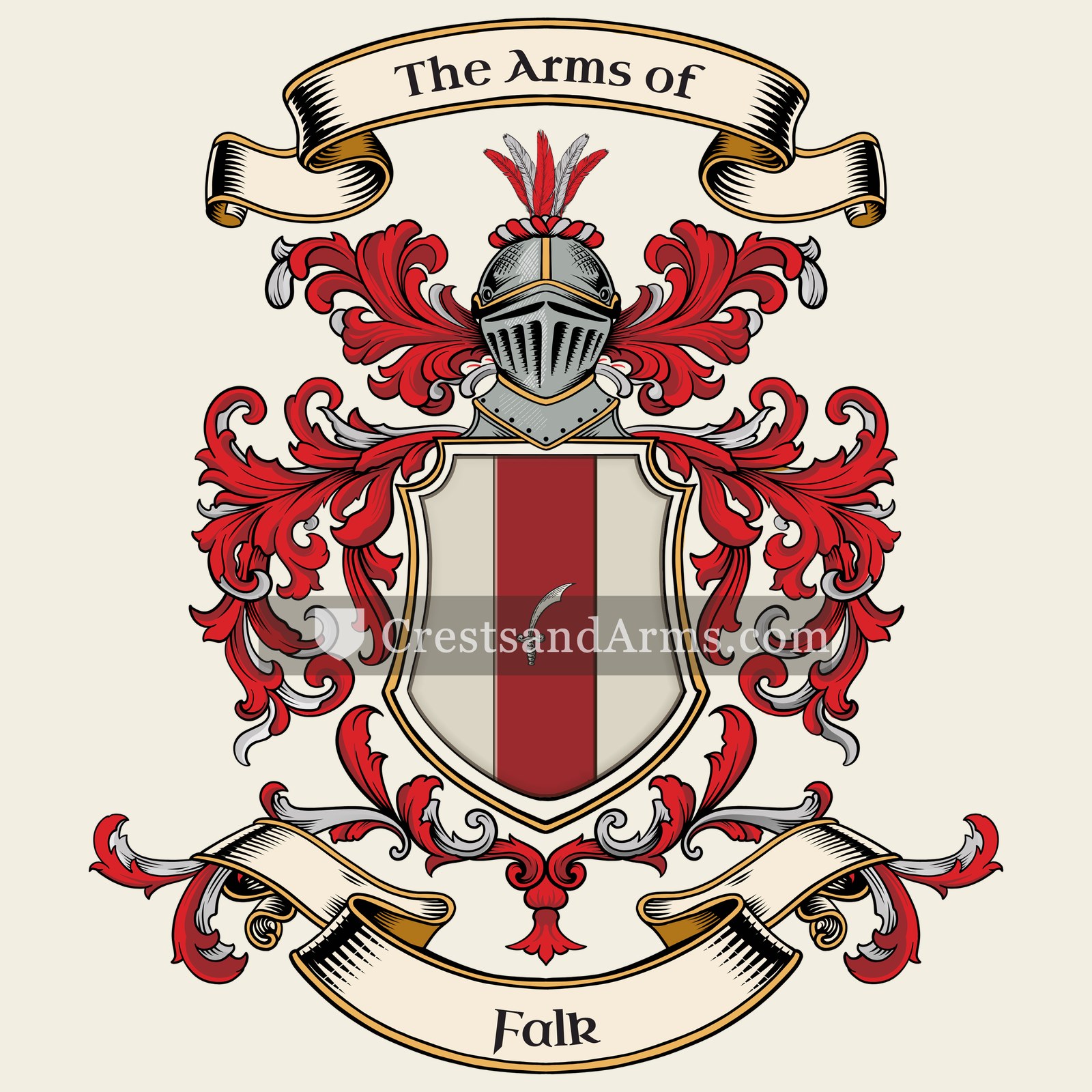 The Falk coat of arms