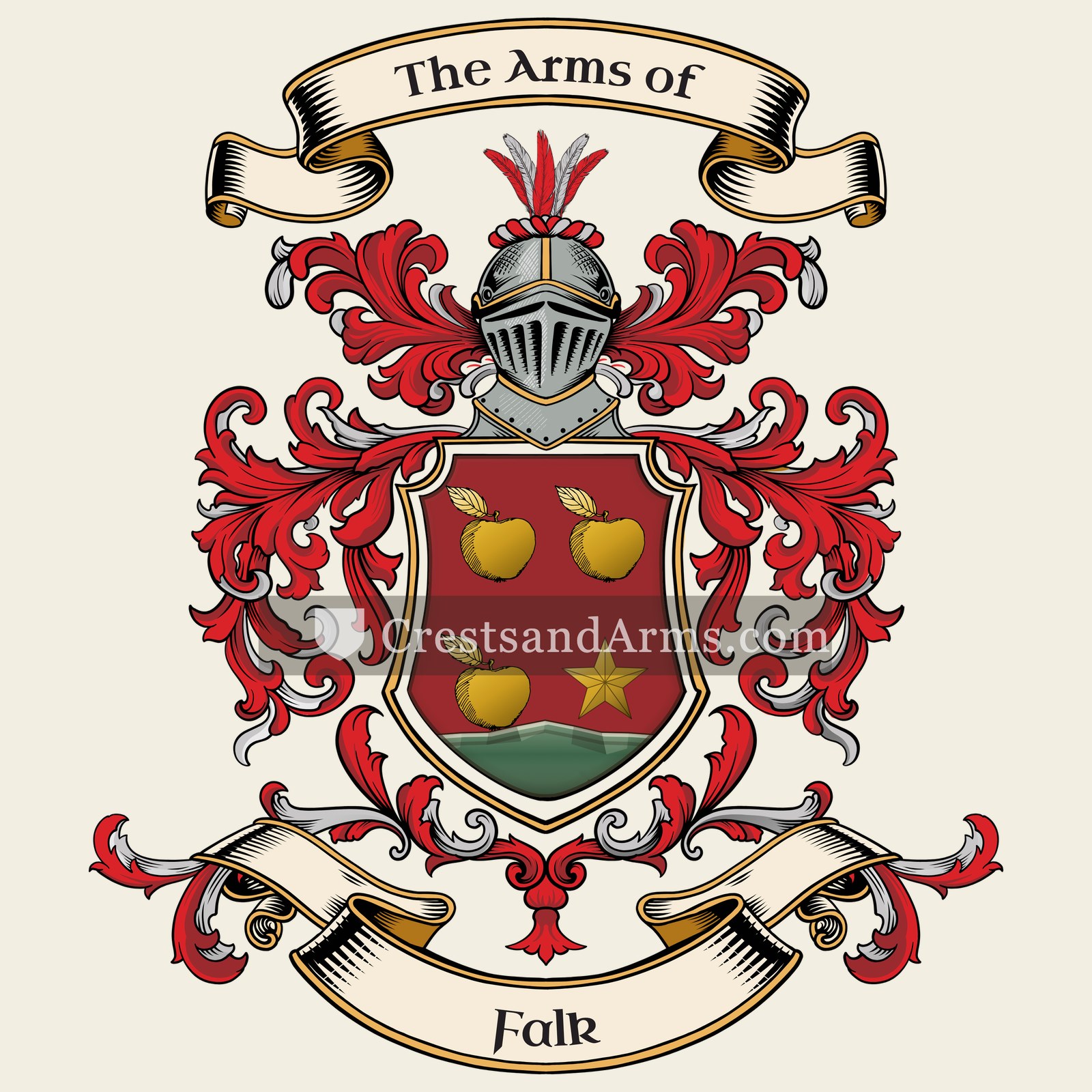 The Falk coat of arms