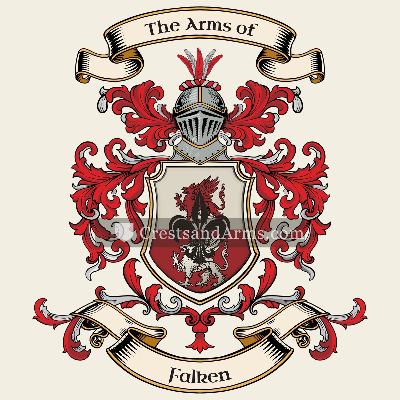 The Falken coat of arms