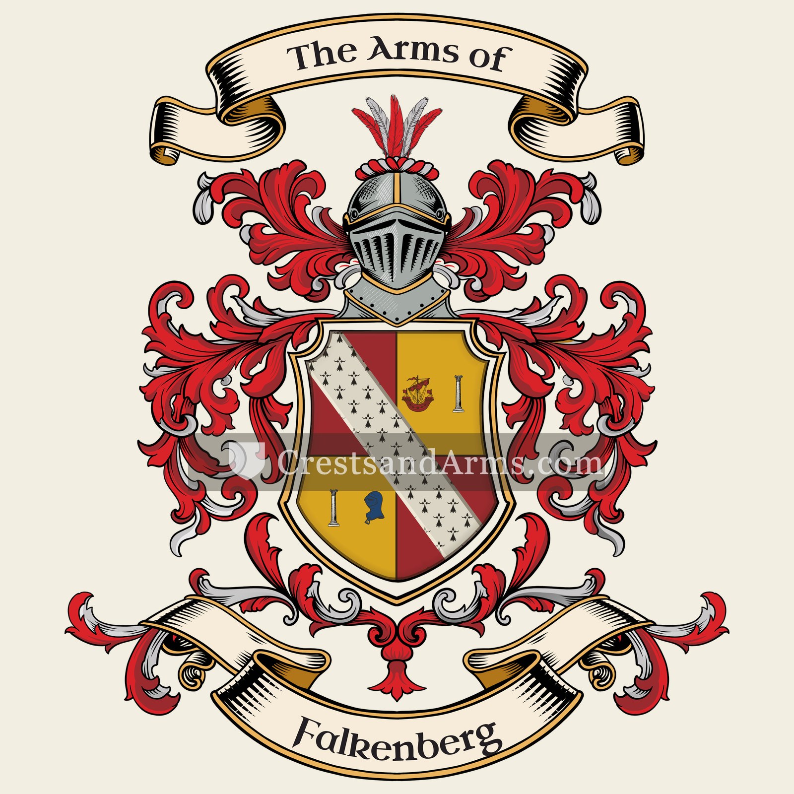 The Falkenberg coat of arms