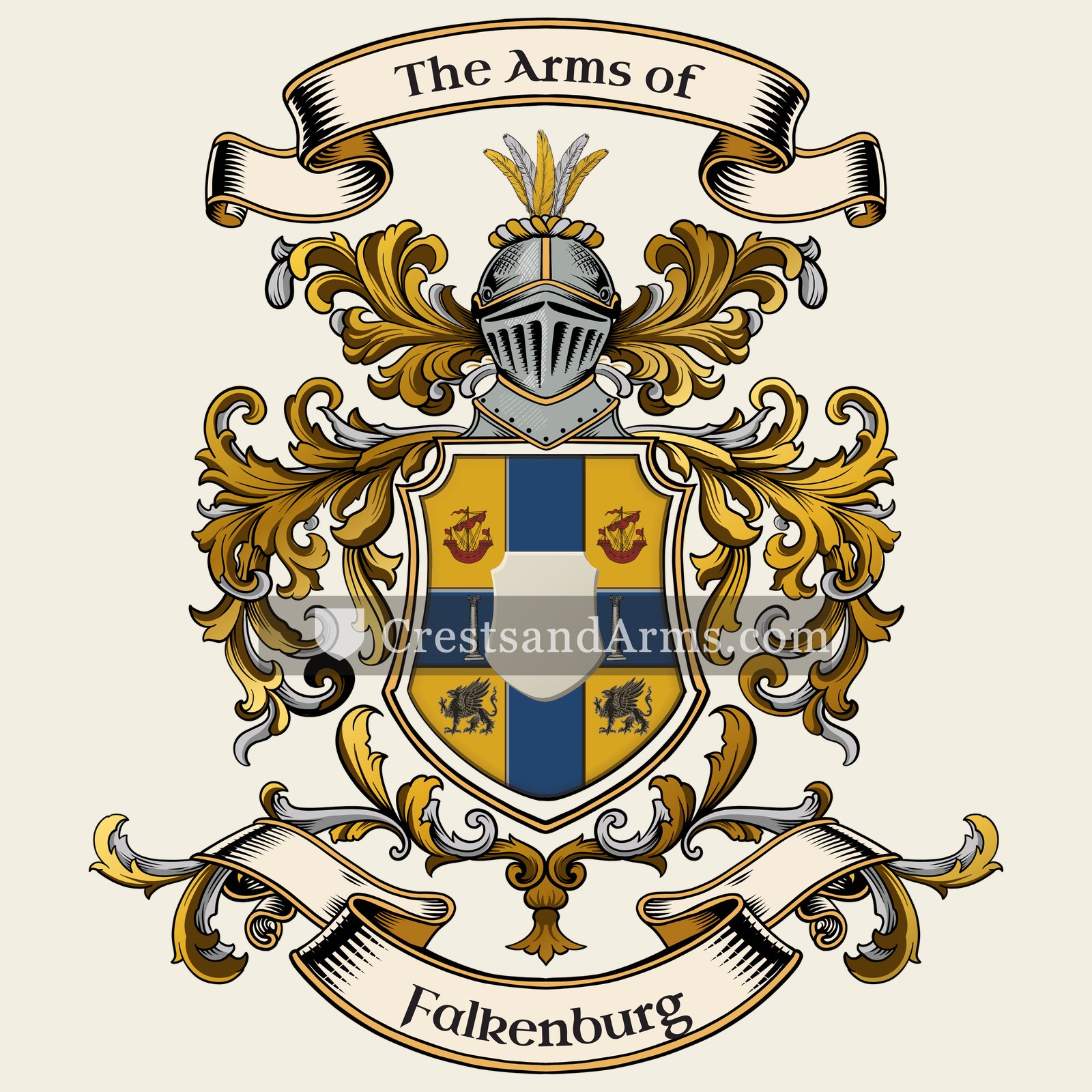 The Falkenburg coat of arms