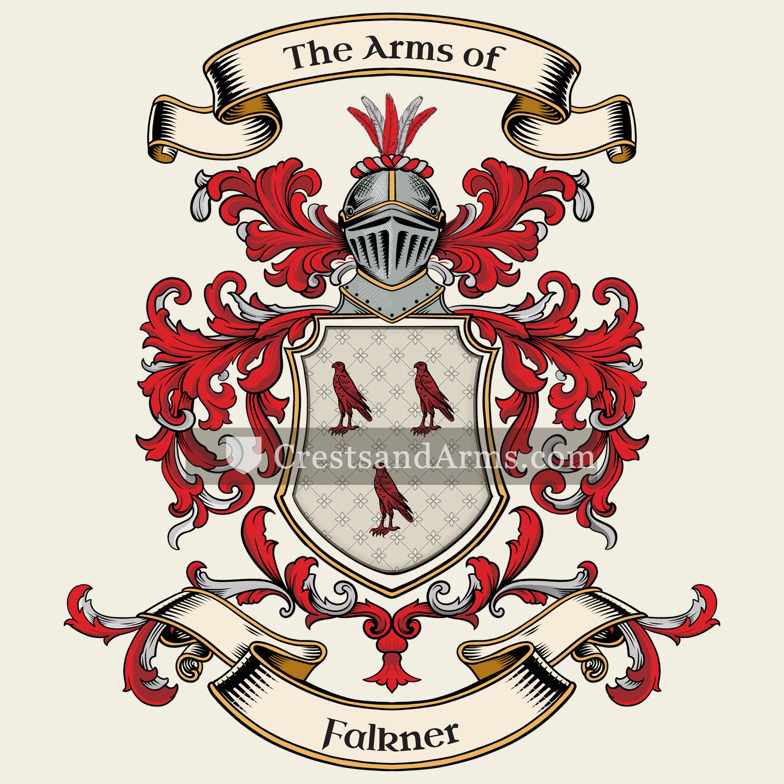 The Falkner coat of arms