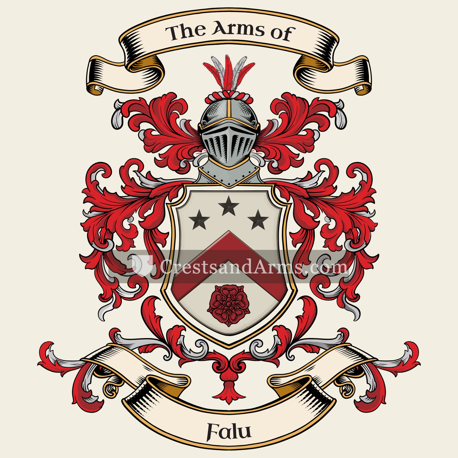 The Falu coat of arms