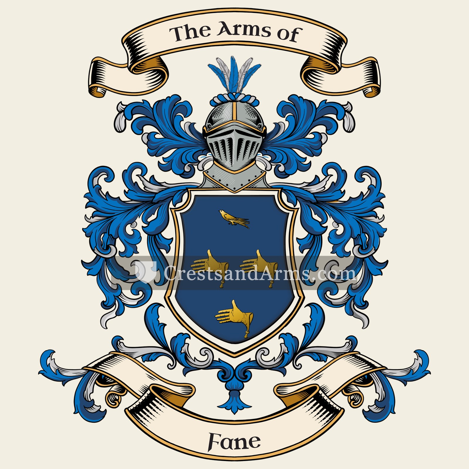 The Fane coat of arms