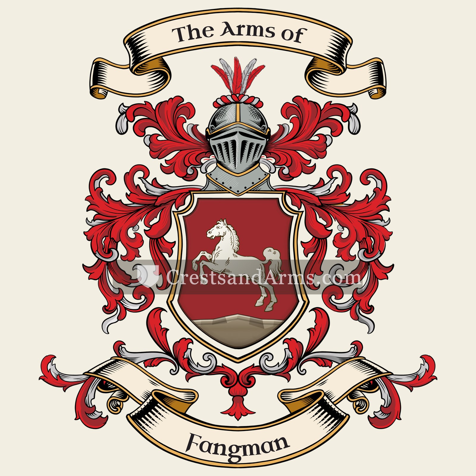 The Fangman coat of arms