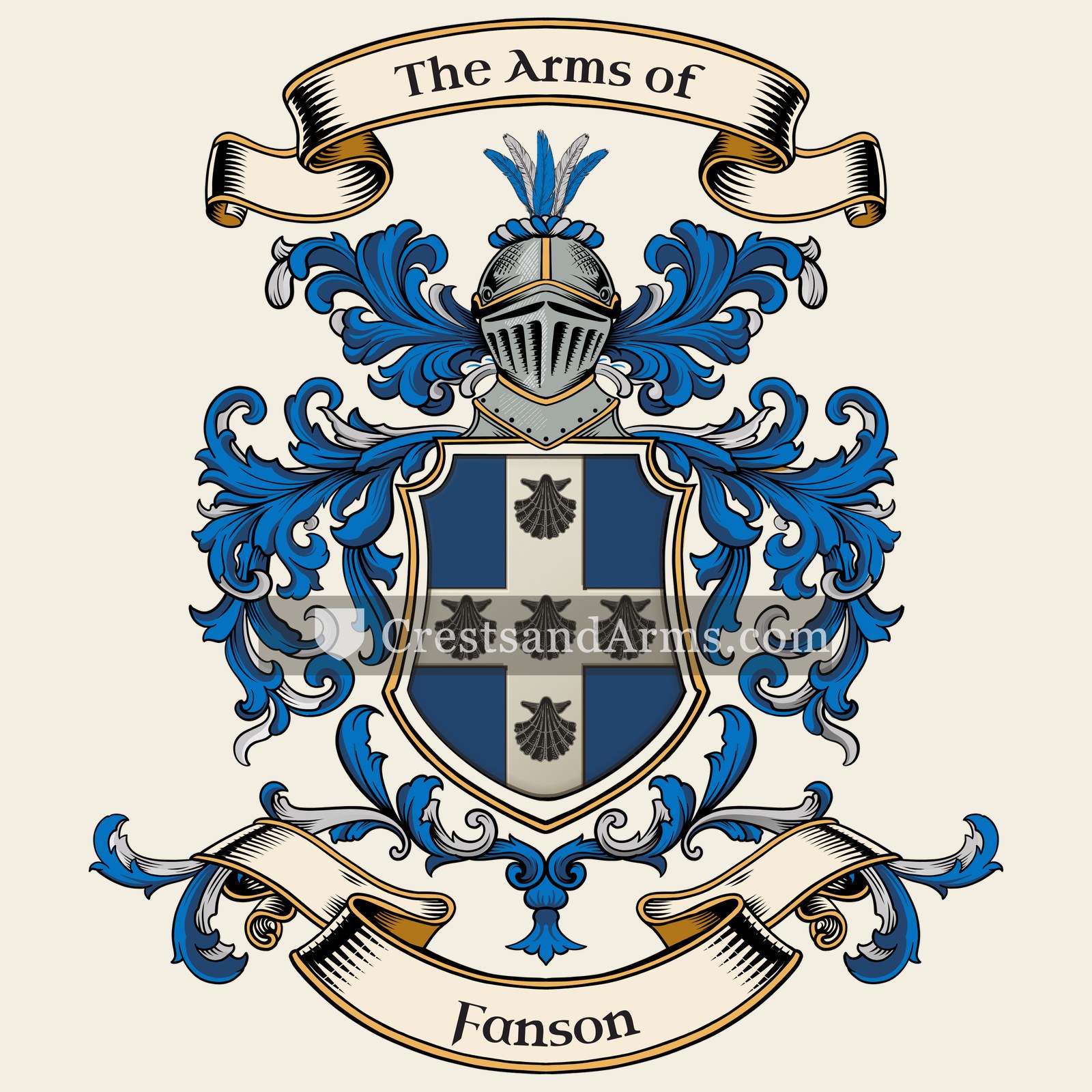 The Fanson coat of arms