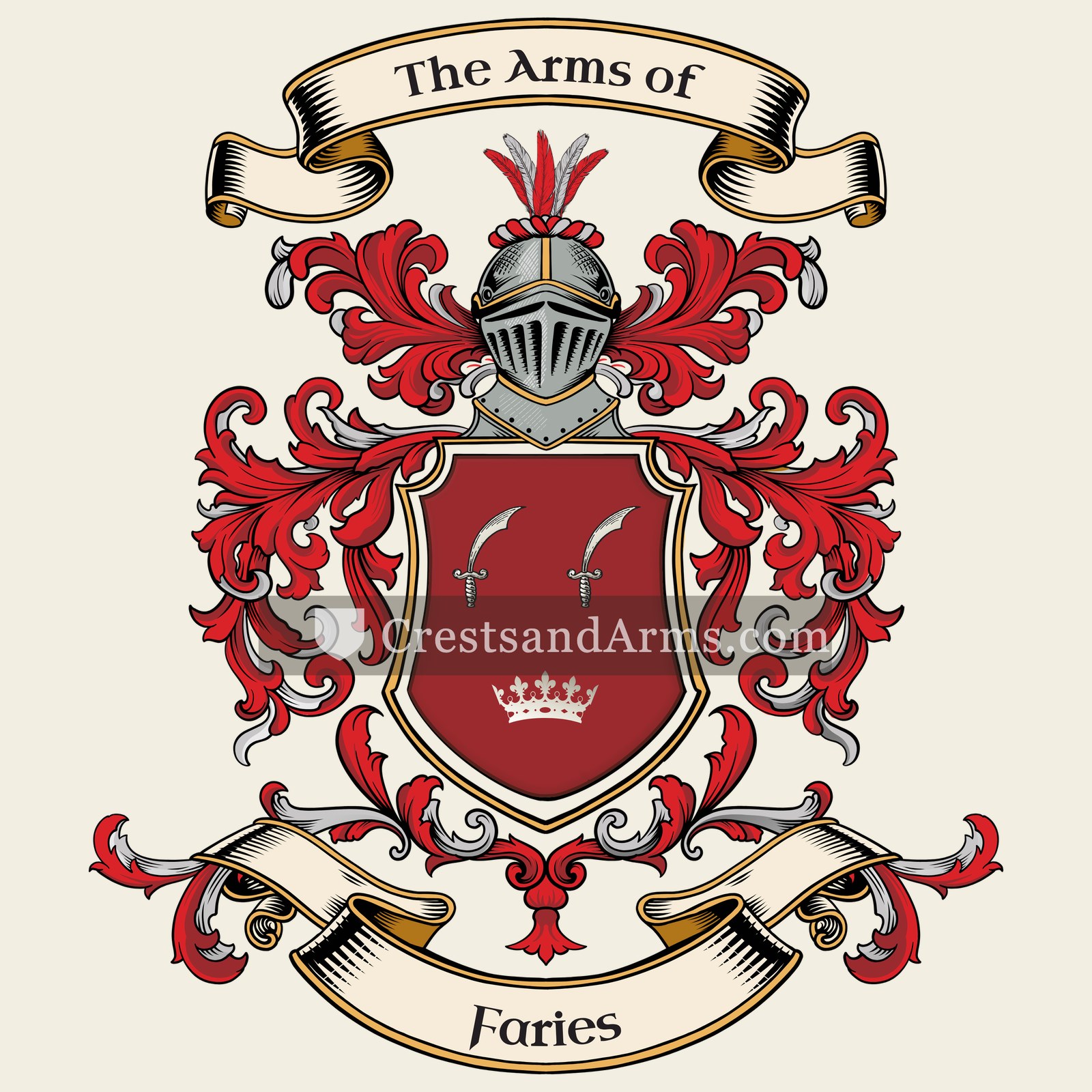 The Faries coat of arms