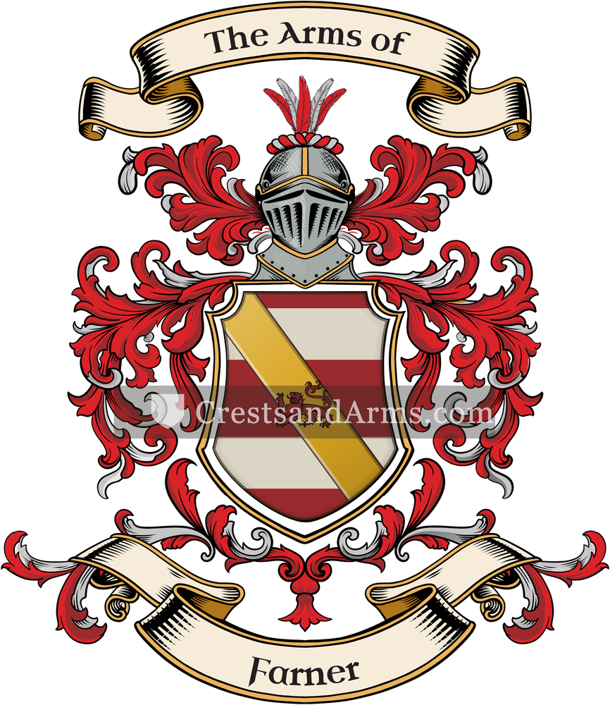 The Farner coat of arms, drawn from the recorded blazon