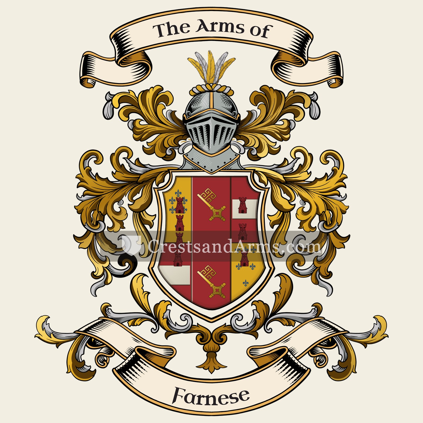 The Farnese coat of arms