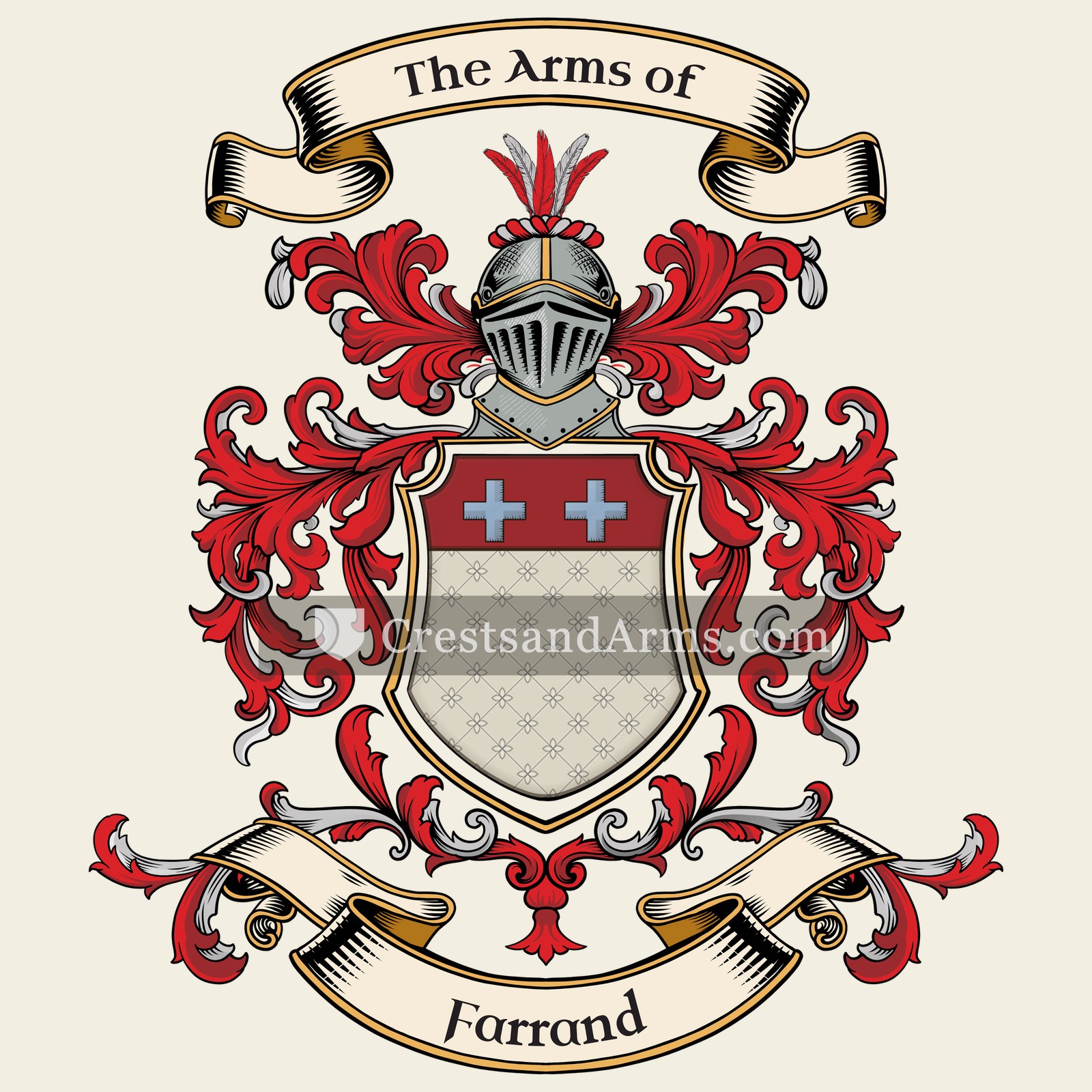 The Farrand coat of arms