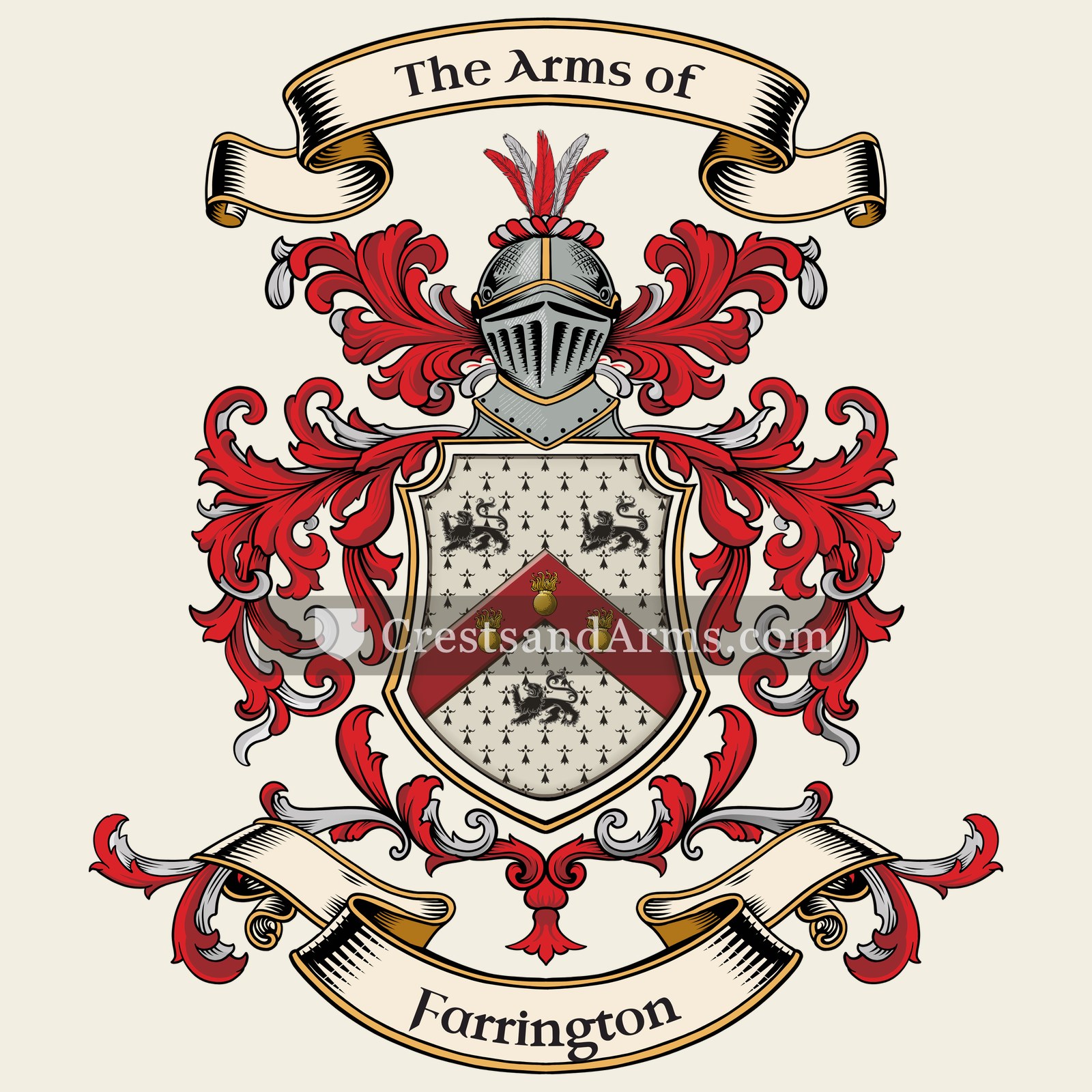 The Farrington coat of arms