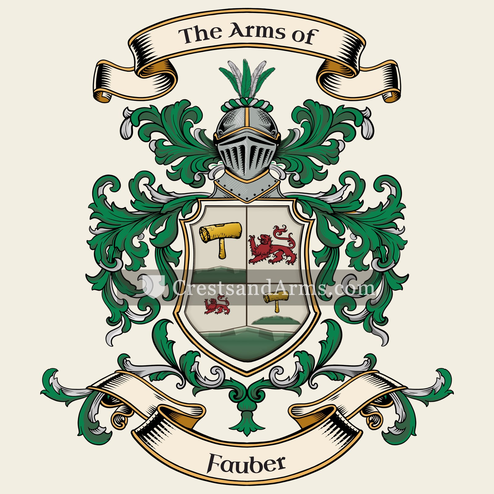 The Fauber coat of arms